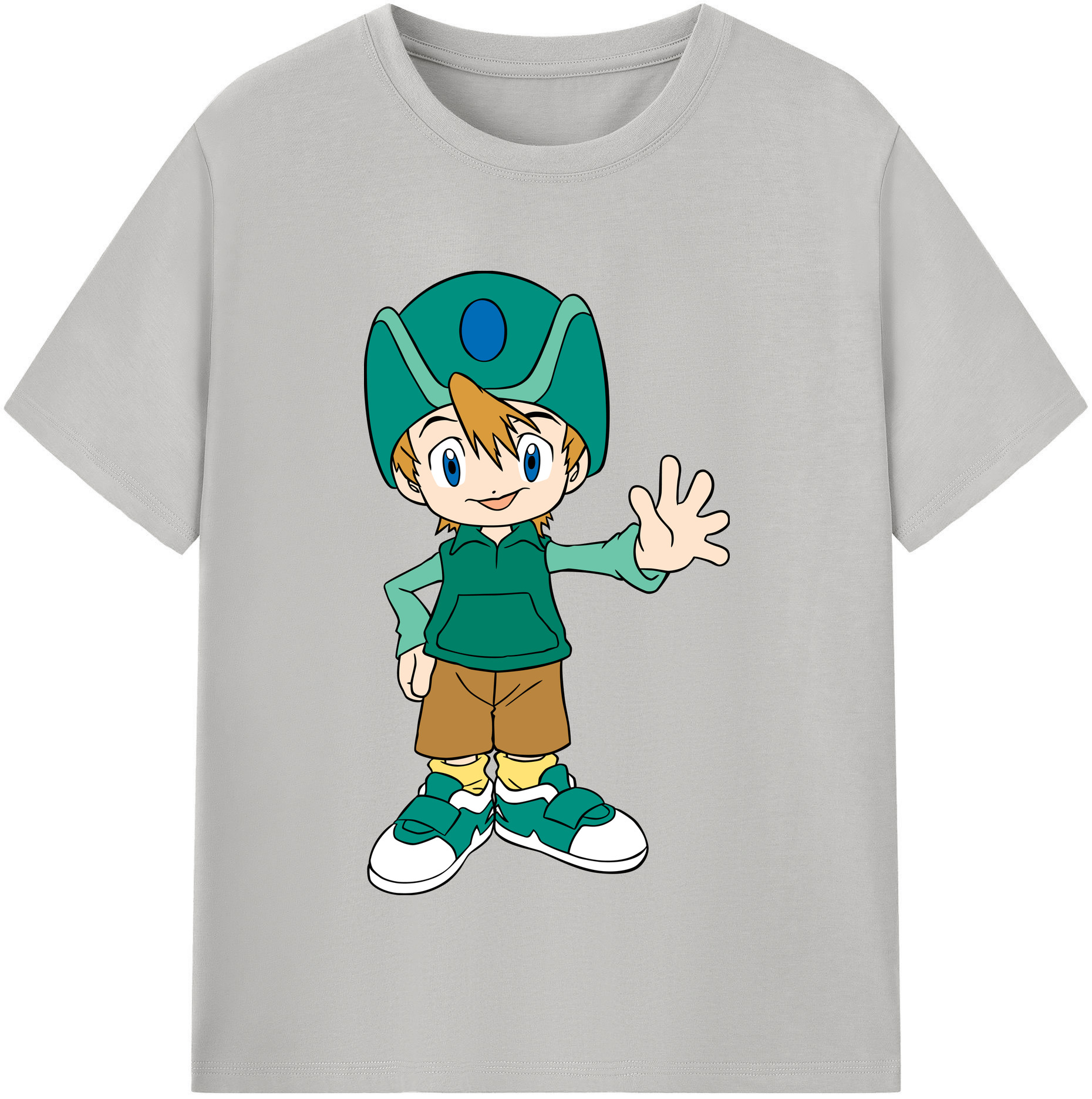 （画像用） Digimon デジタルモンスター/デジモン レディースカジュアルプリントTシャツ（綿100％）