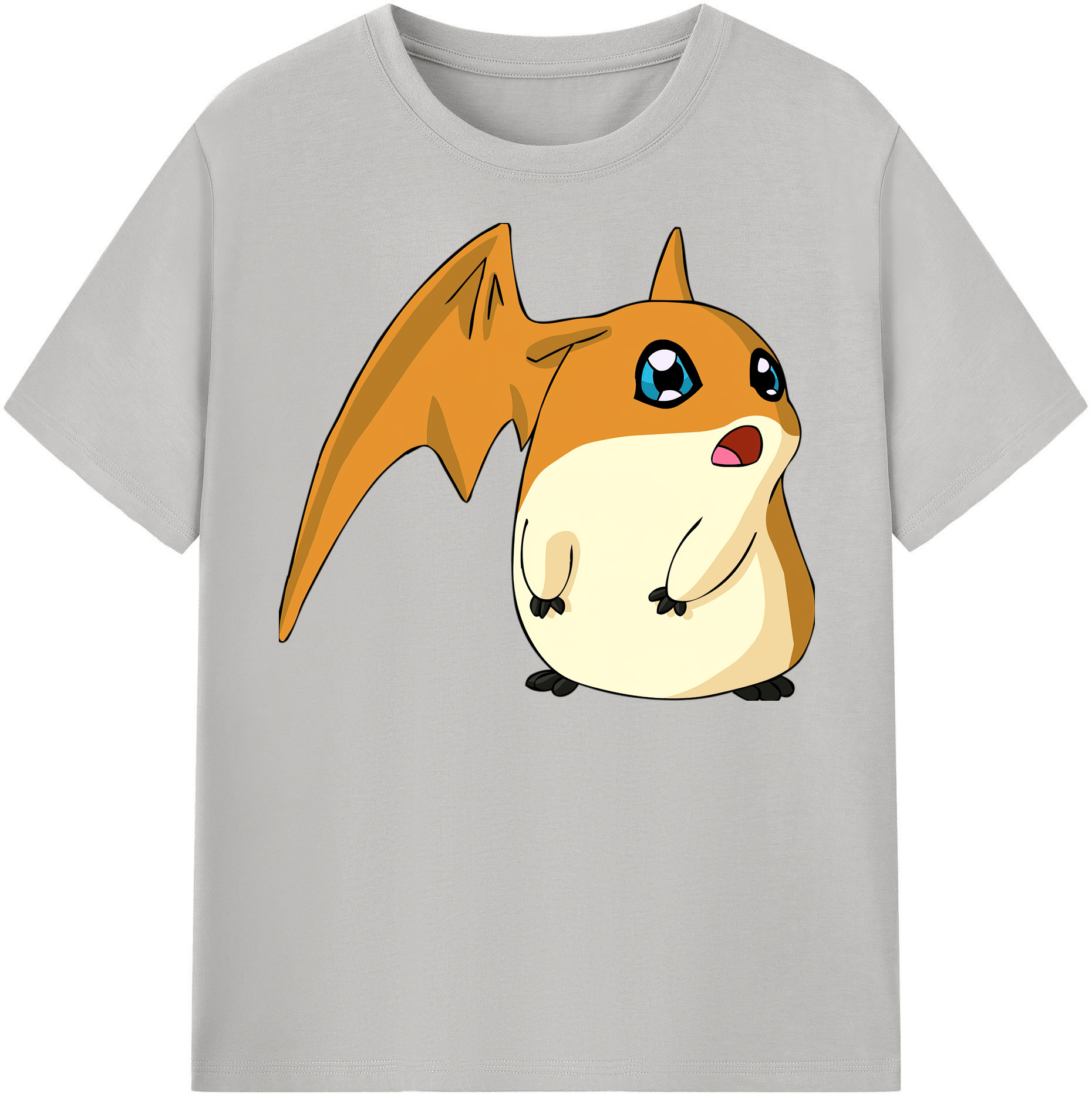 （画像用） Digimon デジタルモンスター/デジモン レディースカジュアルプリントTシャツ（綿100％）