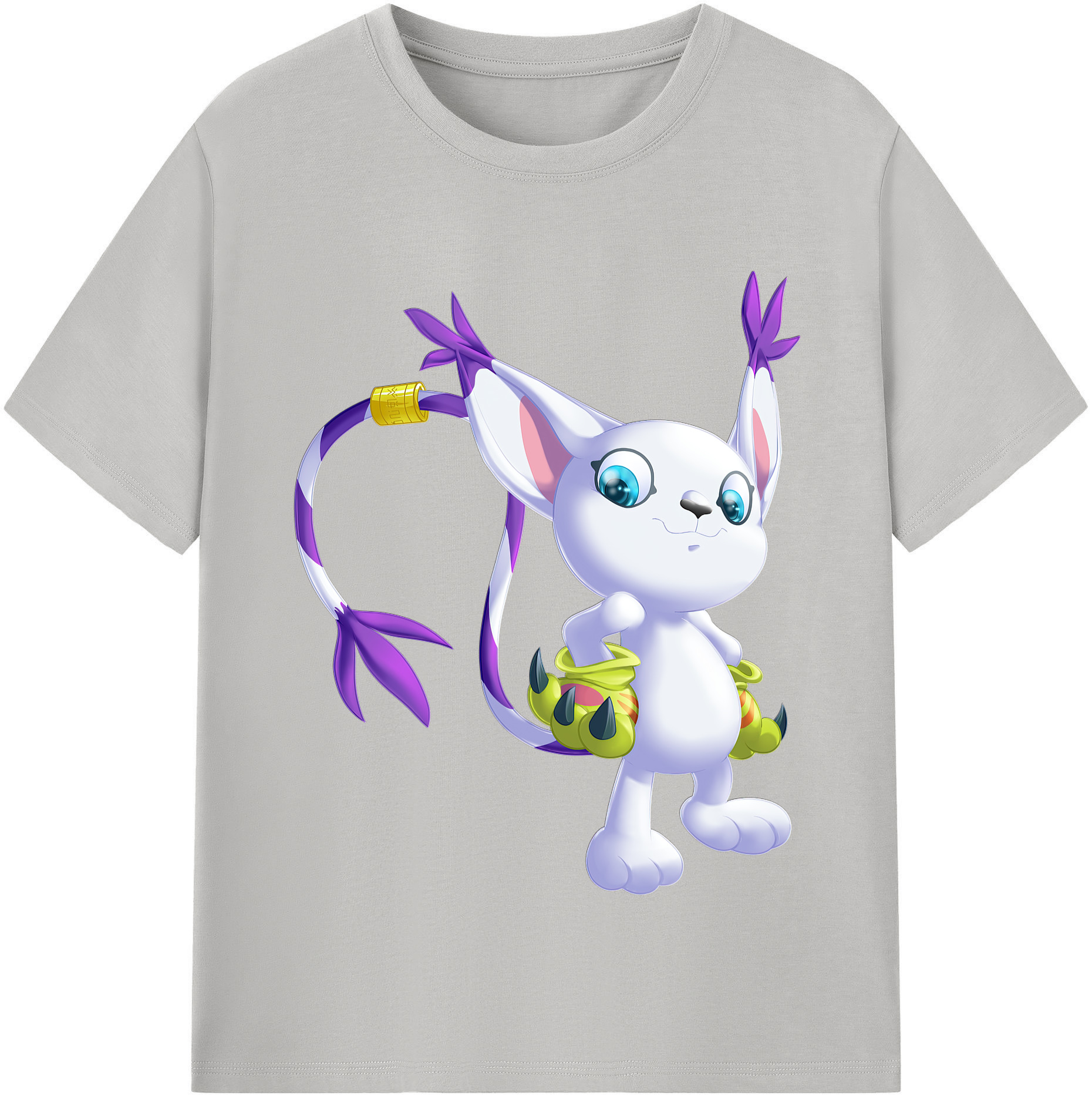 （画像用） Digimon デジタルモンスター/デジモン レディースカジュアルプリントTシャツ（綿100％）