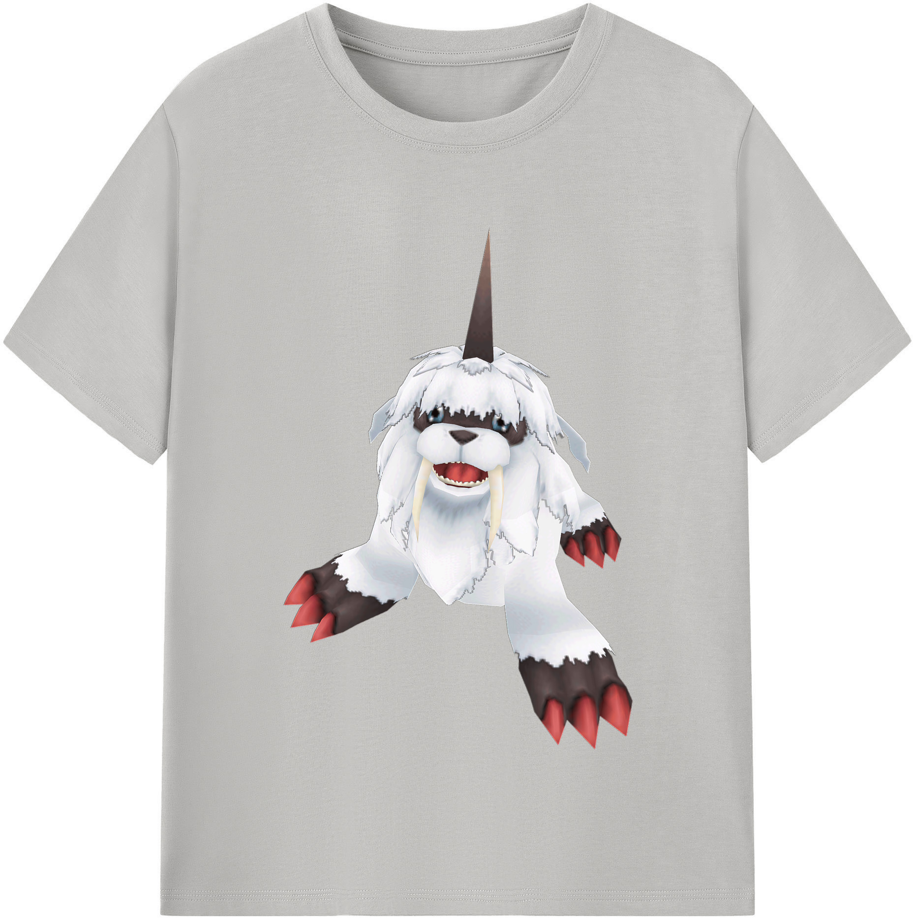 （画像用） Digimon デジタルモンスター/デジモン レディースカジュアルプリントTシャツ（綿100％）