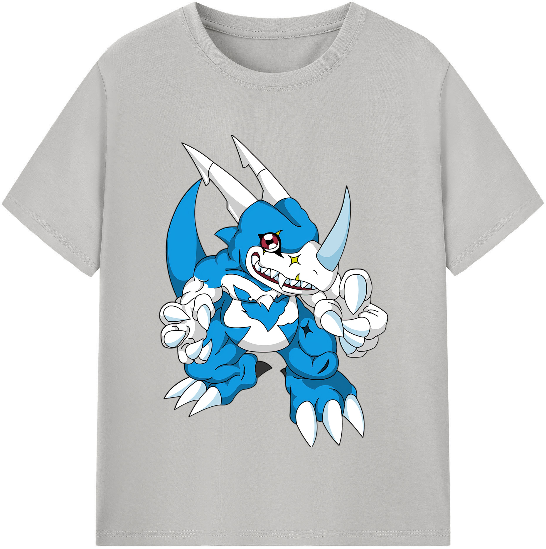（画像用） Digimon デジタルモンスター/デジモン レディースカジュアルプリントTシャツ（綿100％）