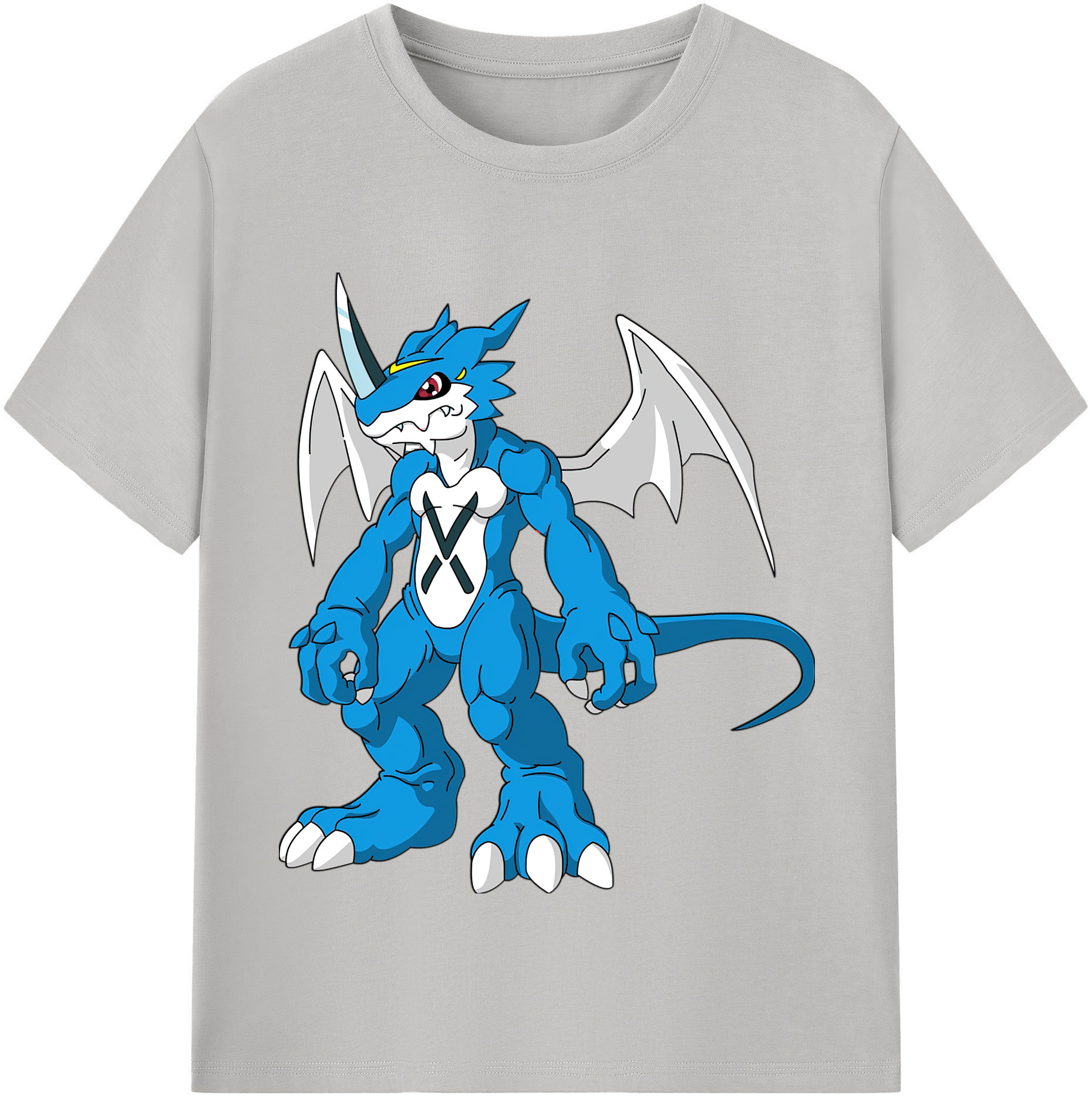 （画像用） Digimon デジタルモンスター/デジモン レディースカジュアルプリントTシャツ（綿100％）