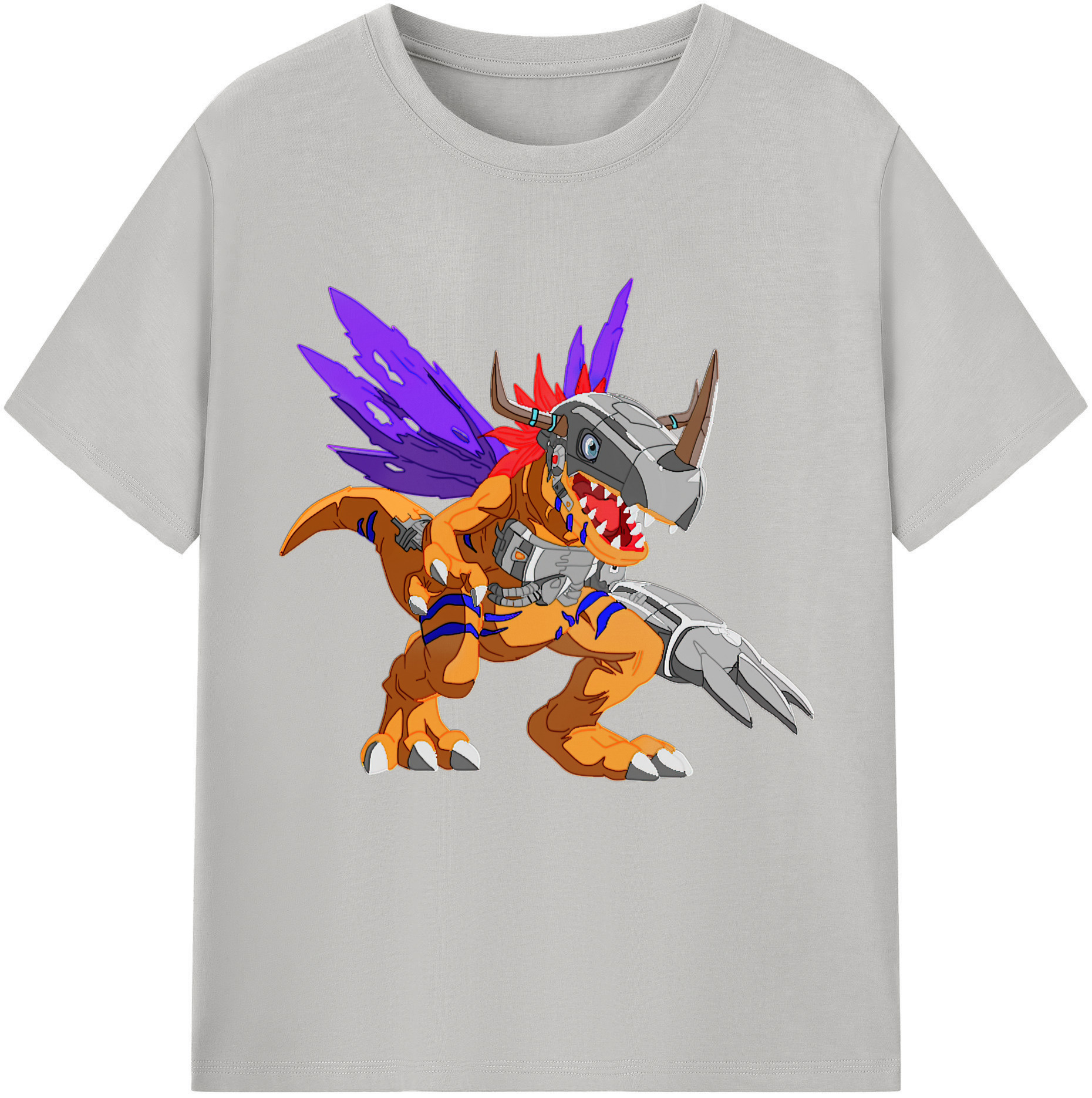 （画像用） Digimon デジタルモンスター/デジモン レディースカジュアルプリントTシャツ（綿100％）