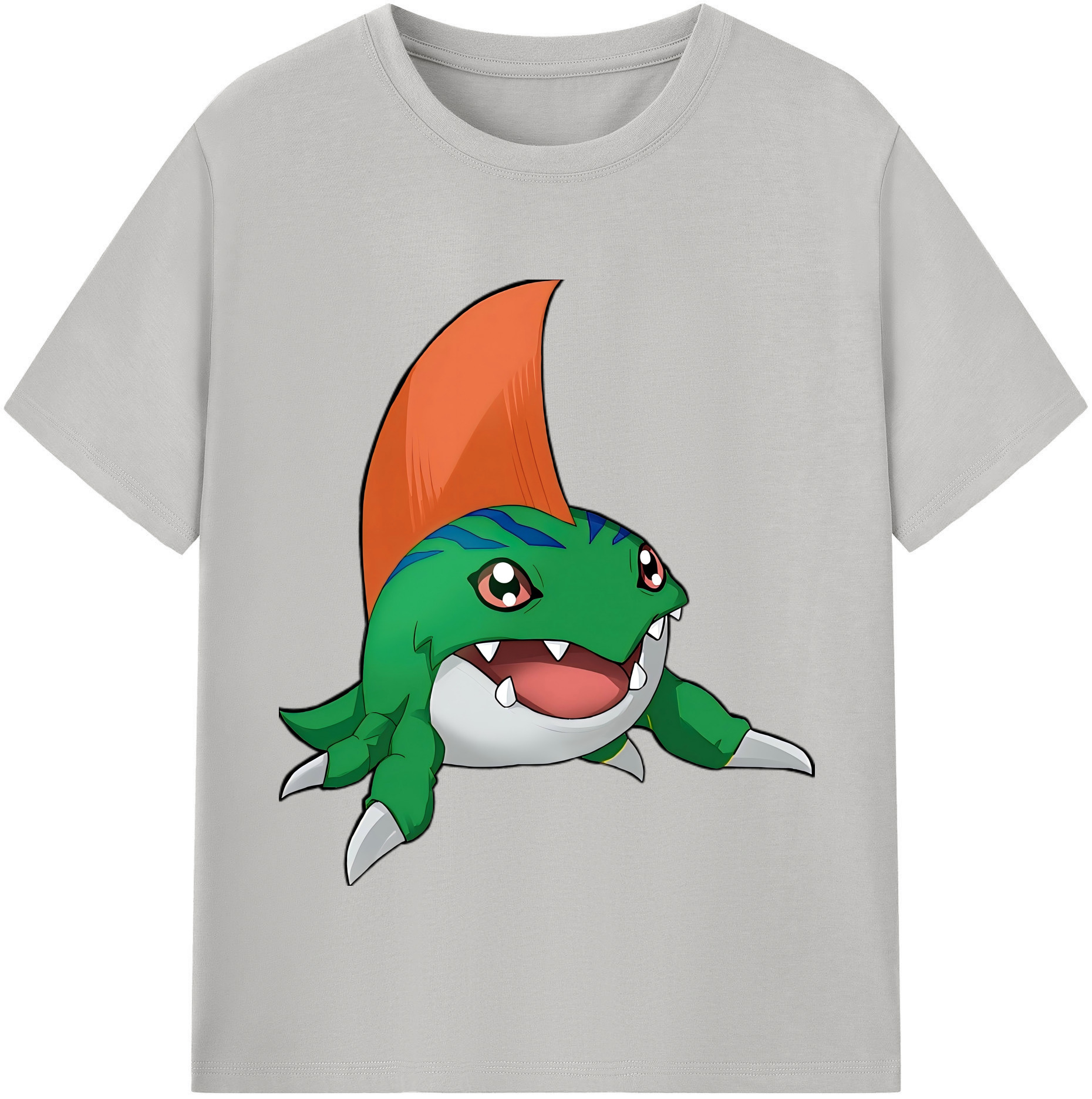 （画像用） Digimon デジタルモンスター/デジモン レディースカジュアルプリントTシャツ（綿100％）