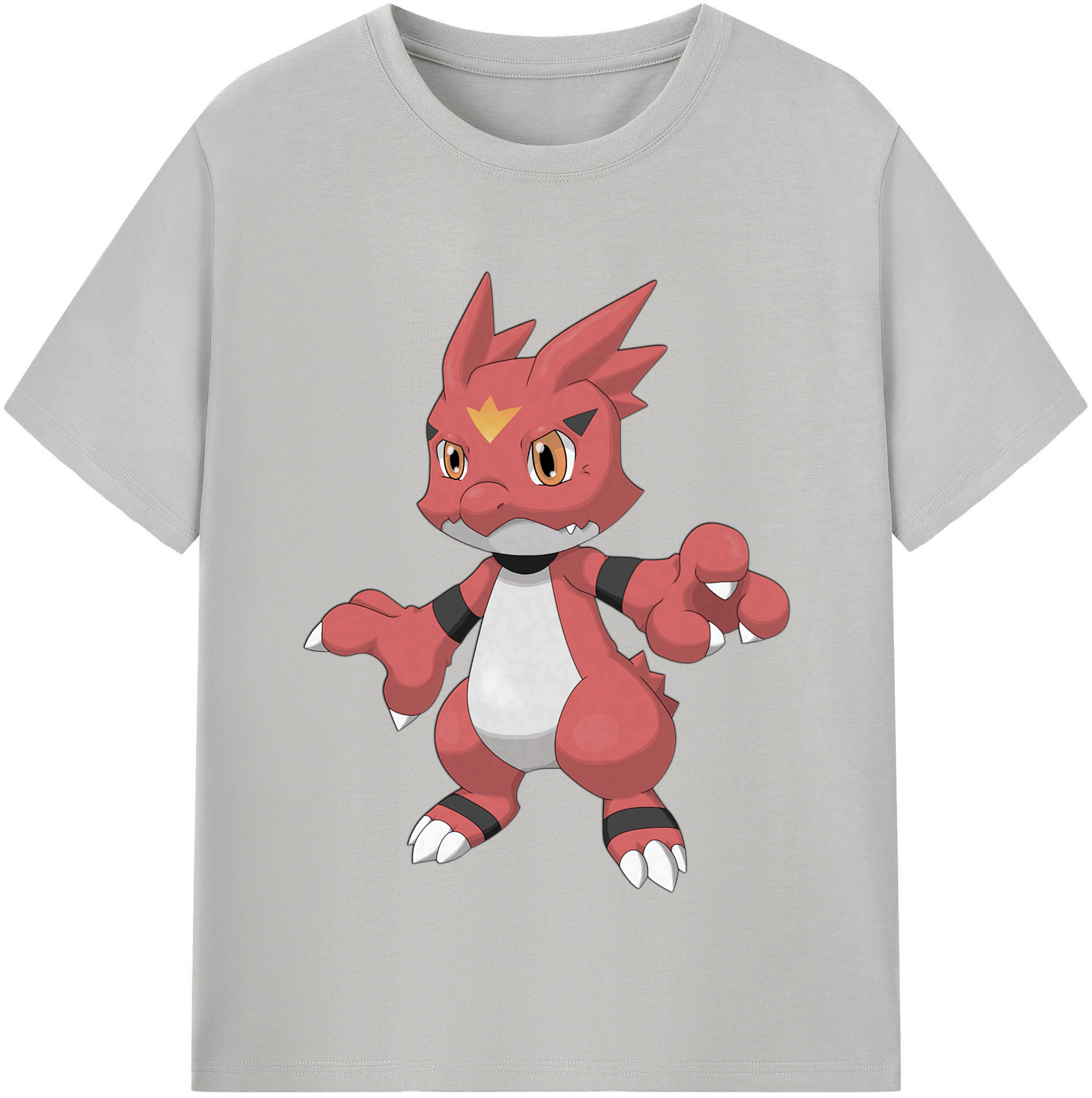 （画像用） Digimon デジタルモンスター/デジモン レディースカジュアルプリントTシャツ（綿100％）