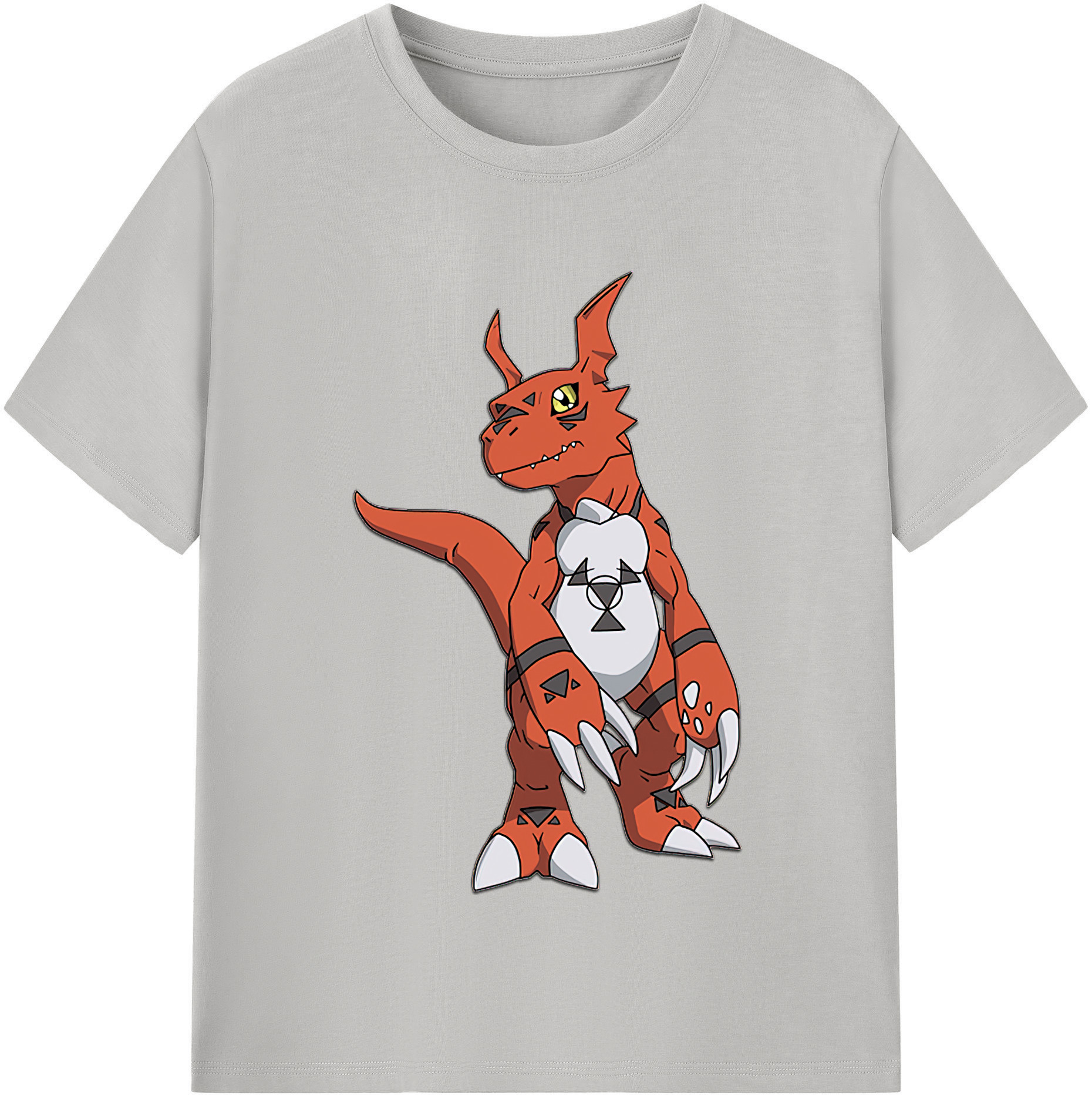 （画像用） Digimon デジタルモンスター/デジモン レディースカジュアルプリントTシャツ（綿100％）