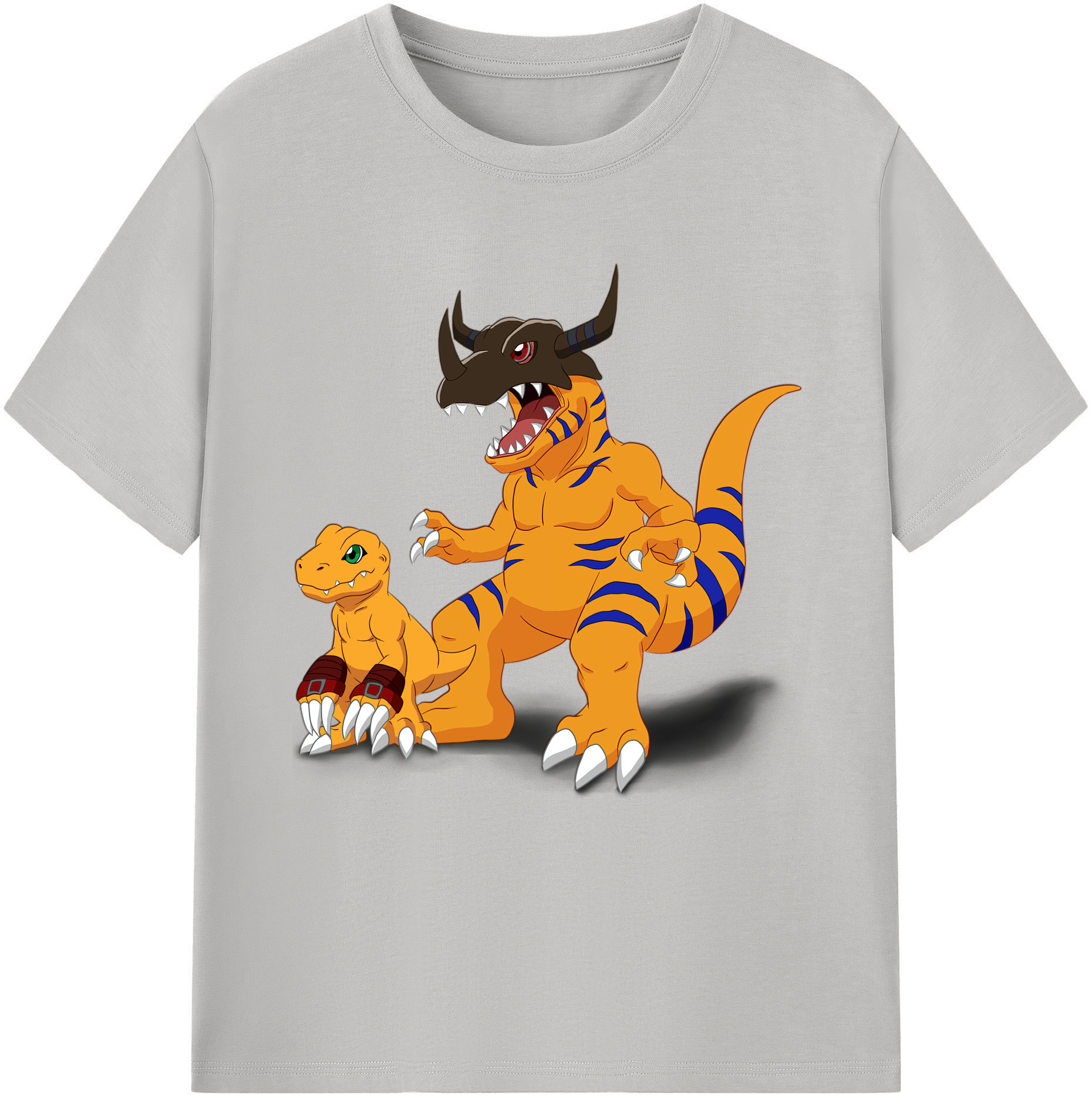 （画像用） Digimon デジタルモンスター/デジモン レディースカジュアルプリントTシャツ（綿100％）