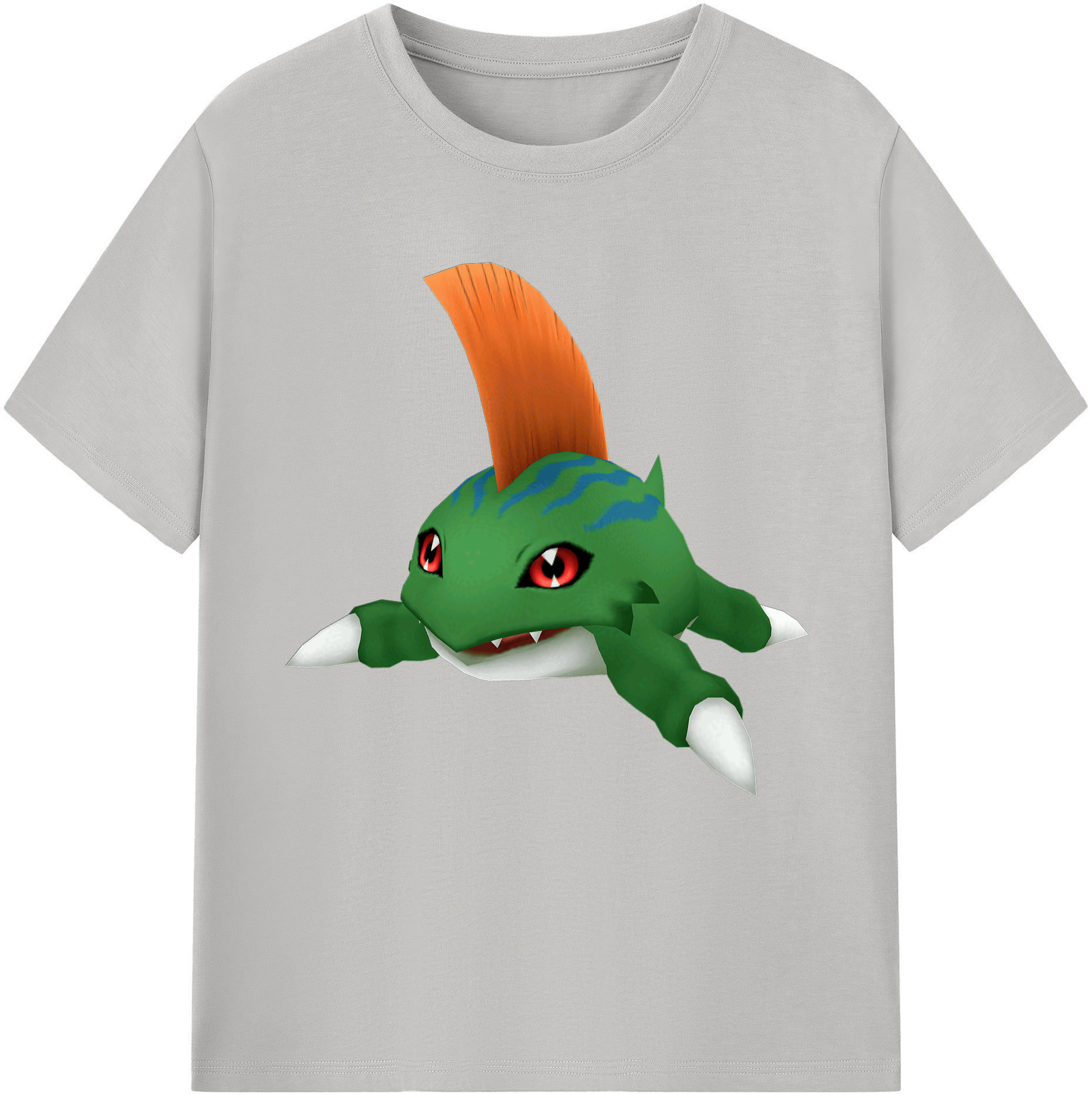 （画像用） Digimon デジタルモンスター/デジモン レディースカジュアルプリントTシャツ（綿100％）