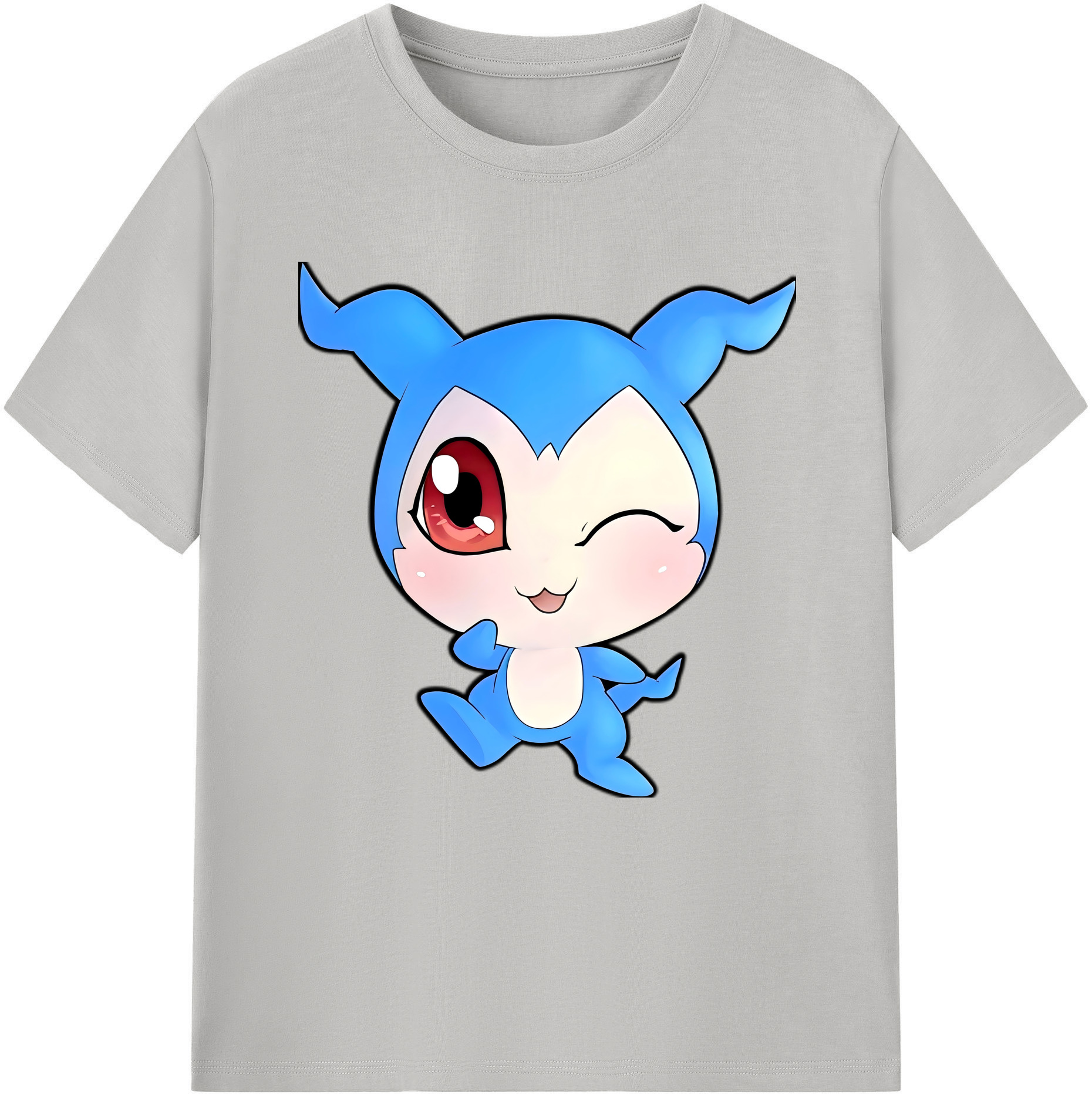 （画像用） Digimon デジタルモンスター/デジモン レディースカジュアルプリントTシャツ（綿100％）