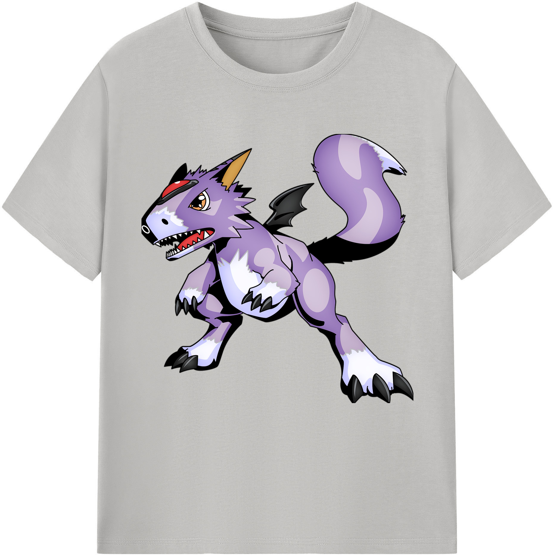 （画像用） Digimon デジタルモンスター/デジモン レディースカジュアルプリントTシャツ（綿100％）