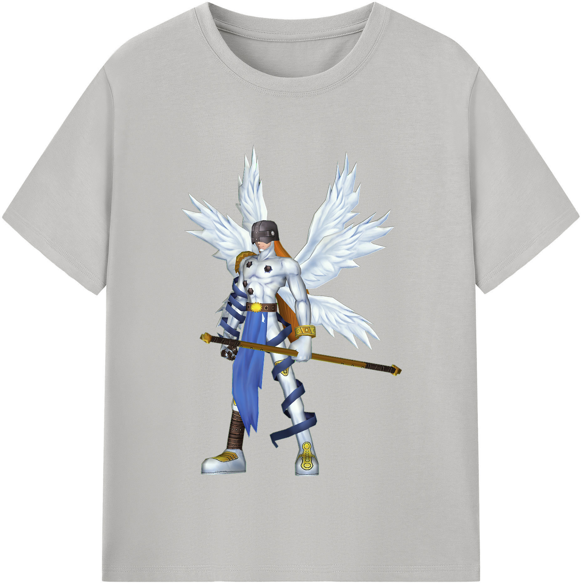 （画像用） Digimon デジタルモンスター/デジモン レディースカジュアルプリントTシャツ（綿100％）