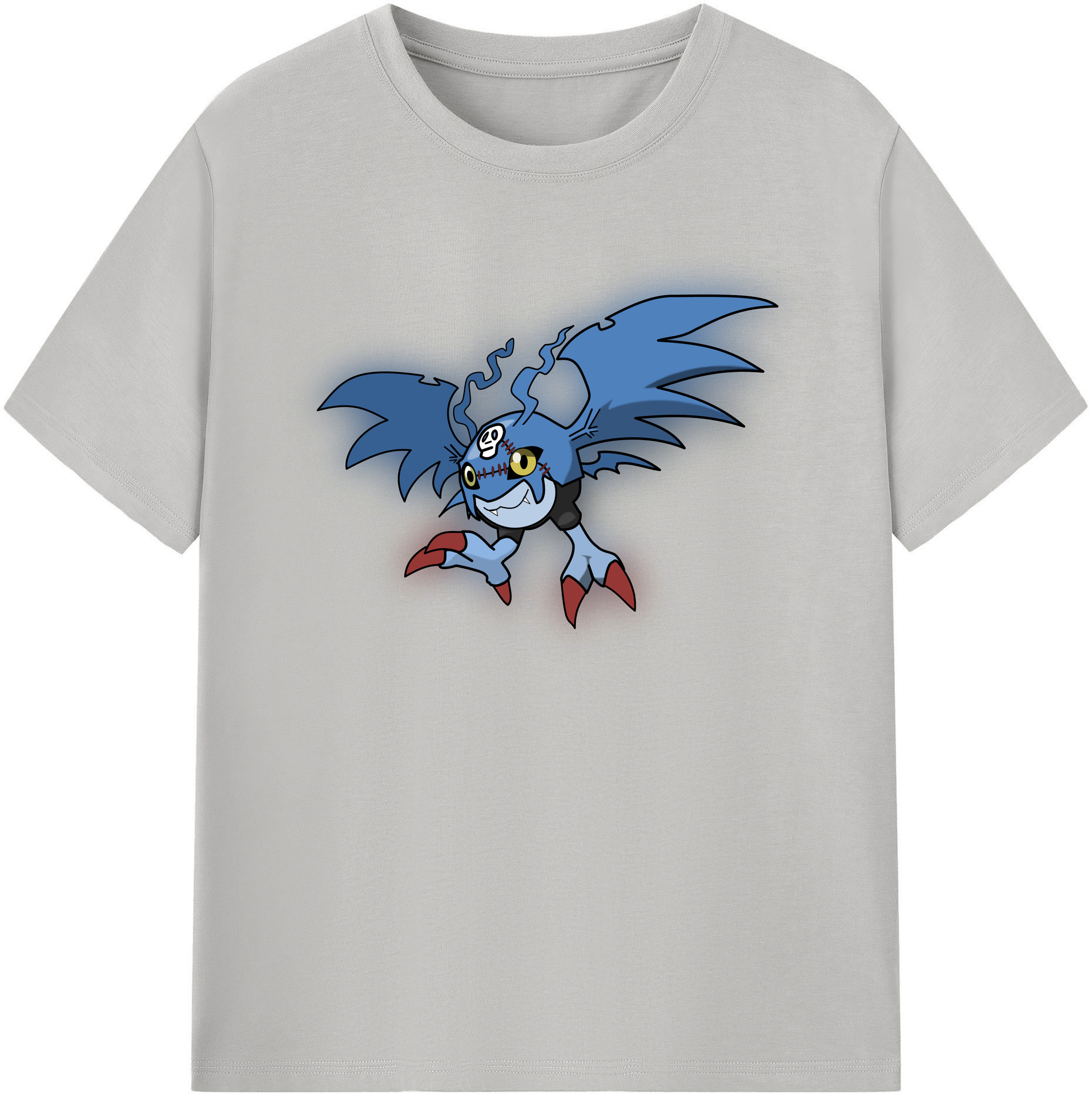 （画像用） Digimon デジタルモンスター/デジモン レディースカジュアルプリントTシャツ（綿100％）