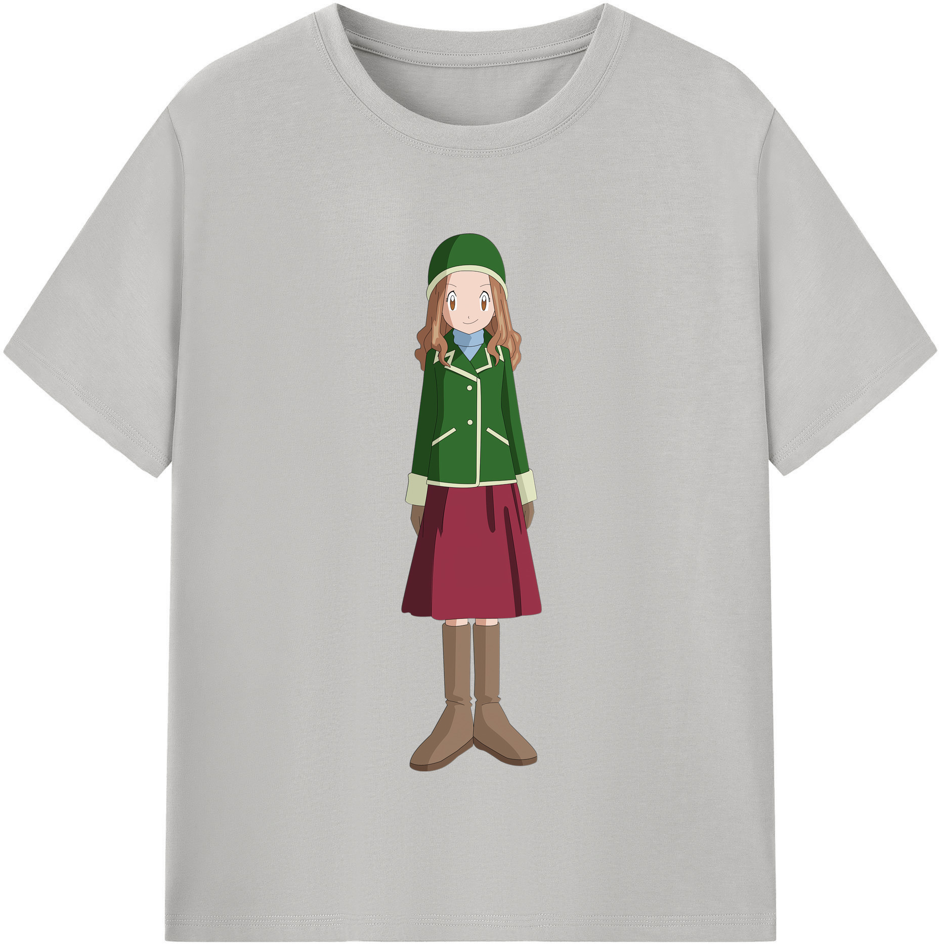 （画像用） Digimon デジタルモンスター/デジモン レディースカジュアルプリントTシャツ（綿100％）