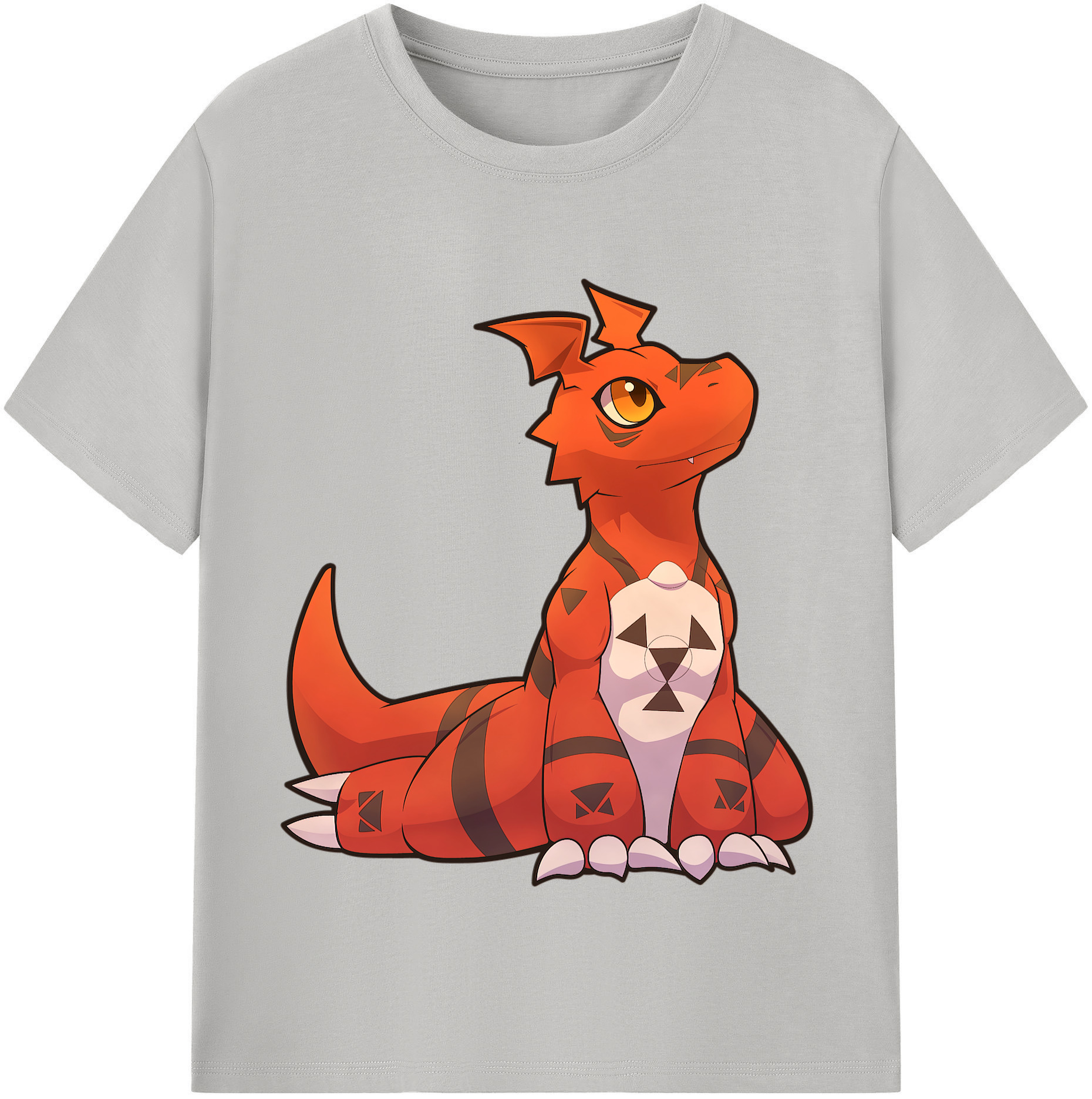 （画像用） Digimon デジタルモンスター/デジモン レディースカジュアルプリントTシャツ（綿100％）