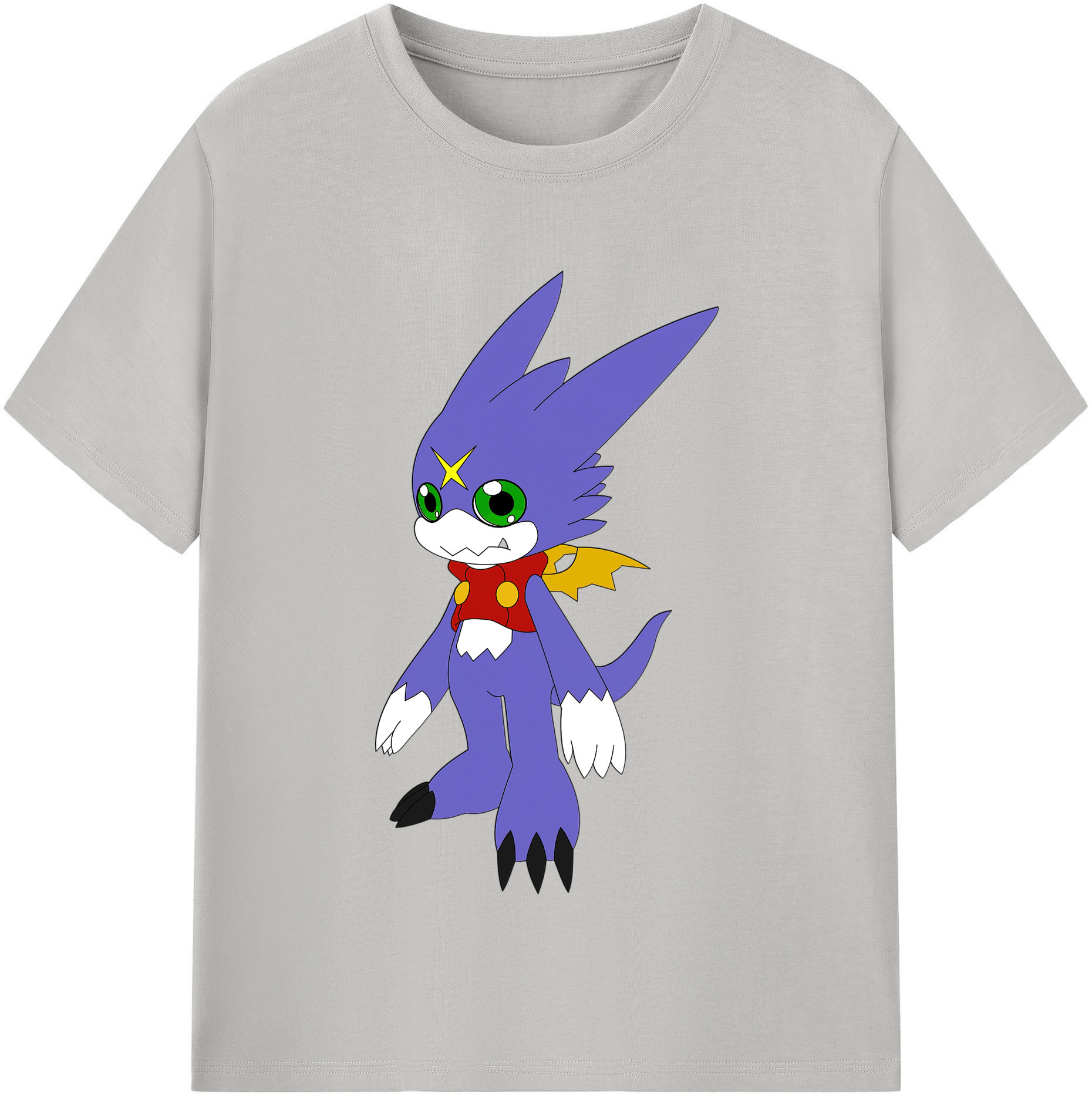 （画像用） Digimon デジタルモンスター/デジモン レディースカジュアルプリントTシャツ（綿100％）