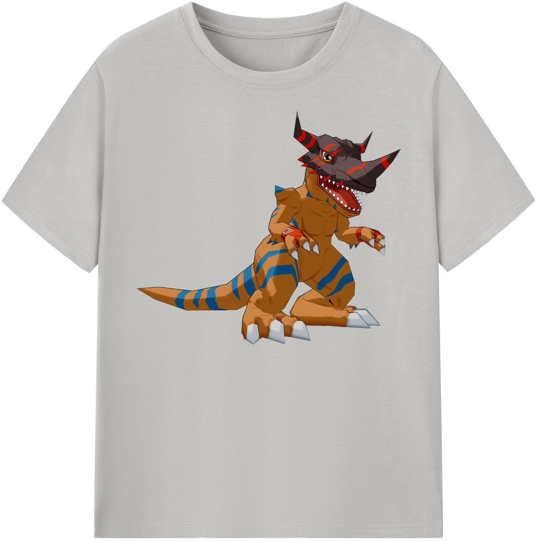 （画像用） Digimon デジタルモンスター/デジモン レディースカジュアルプリントTシャツ（綿100％）