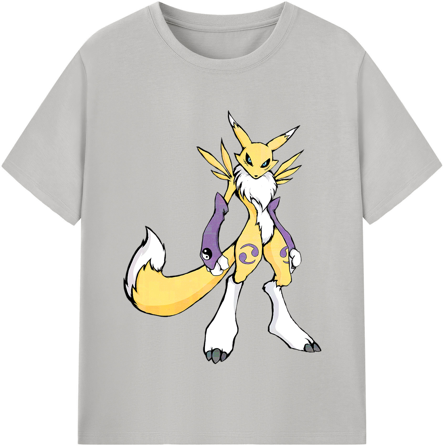 （画像用） Digimon デジタルモンスター/デジモン レディースカジュアルプリントTシャツ（綿100％）
