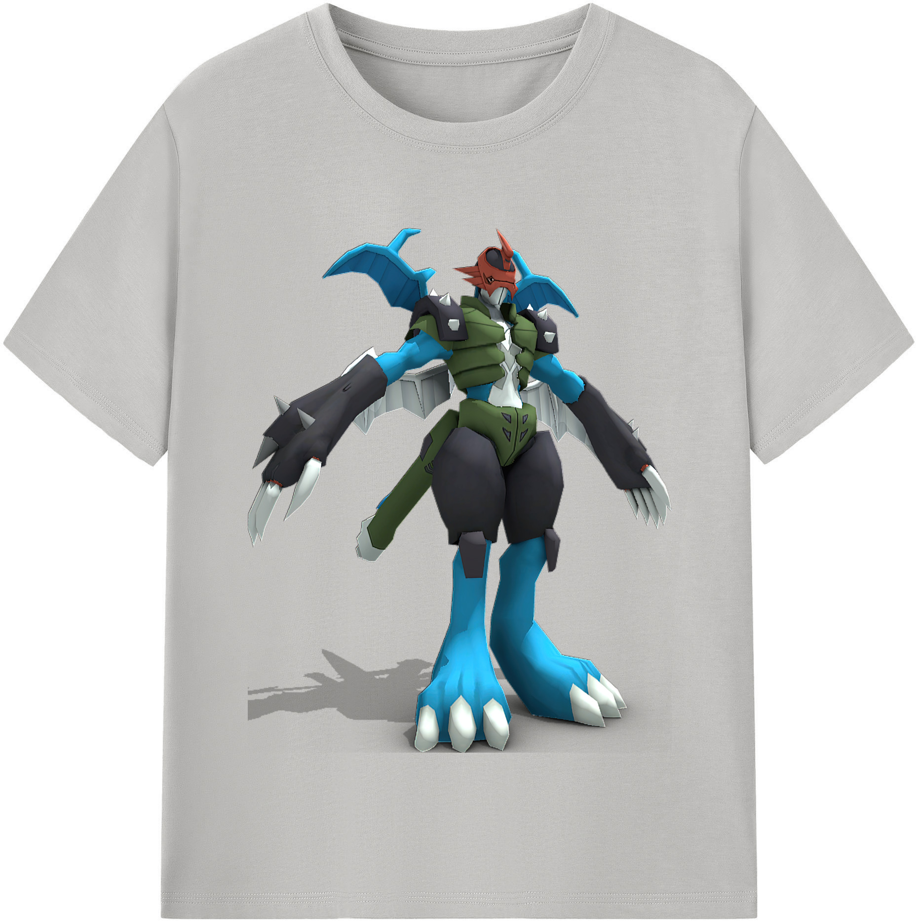 （画像用） Digimon デジタルモンスター/デジモン レディースカジュアルプリントTシャツ（綿100％）