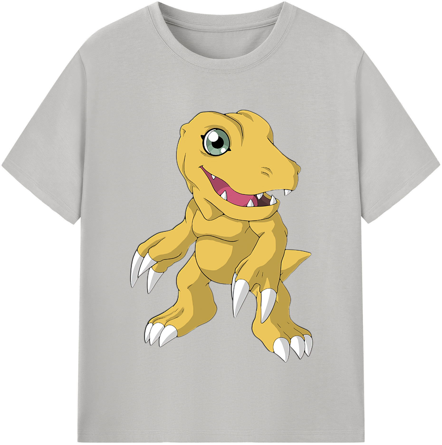 （画像用） Digimon デジタルモンスター/デジモン レディースカジュアルプリントTシャツ（綿100％）