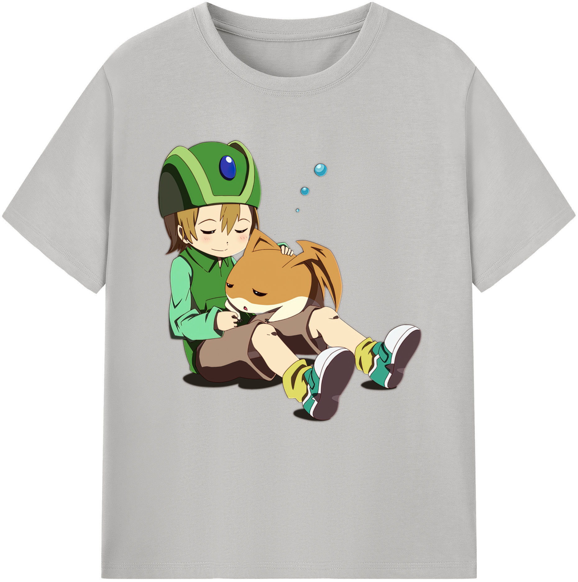 （画像用） Digimon デジタルモンスター/デジモン レディースカジュアルプリントTシャツ（綿100％）