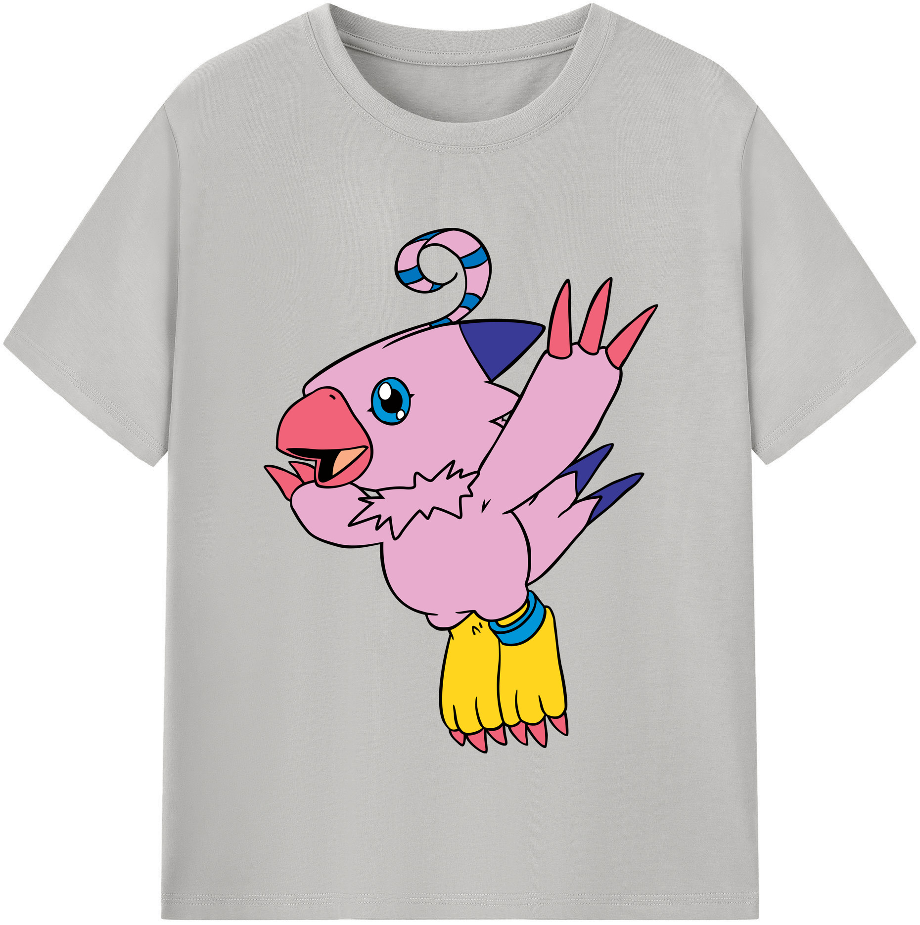 （画像用） Digimon デジタルモンスター/デジモン レディースカジュアルプリントTシャツ（綿100％）