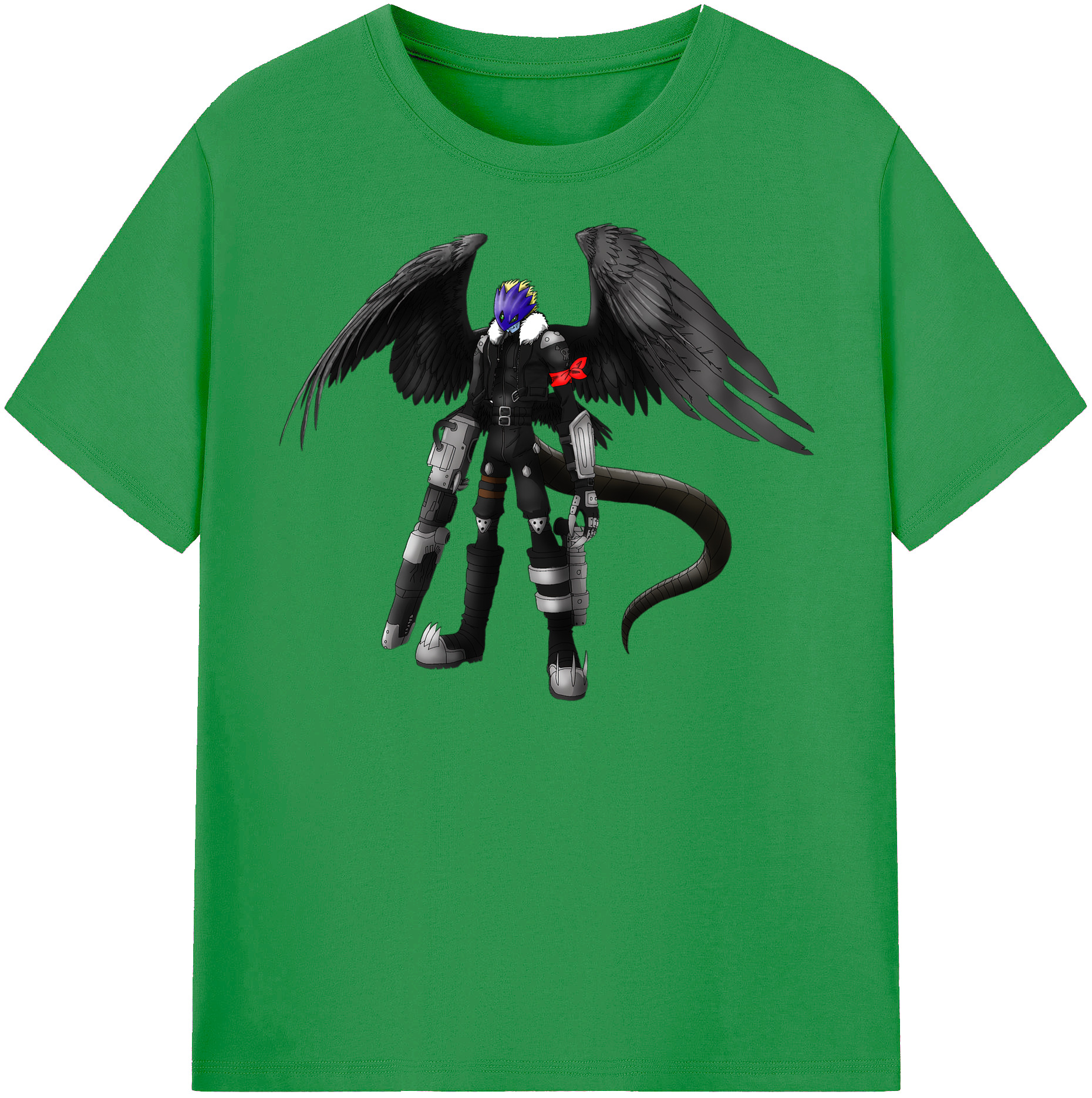 （画像用） Digimon デジタルモンスター/デジモン レディースカジュアルプリントTシャツ（綿100％）
