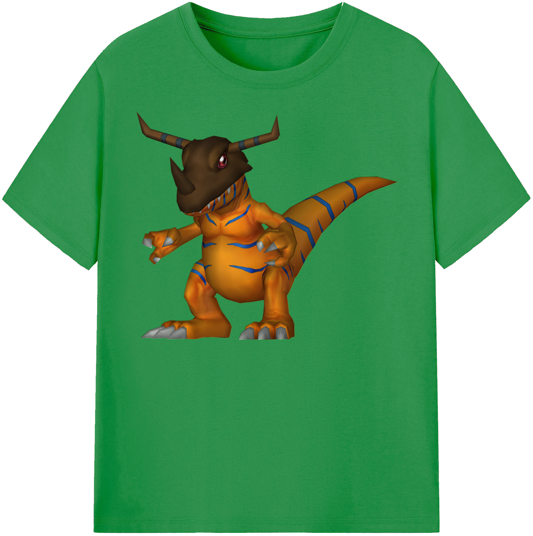 （画像用） Digimon デジタルモンスター/デジモン レディースカジュアルプリントTシャツ（綿100％）