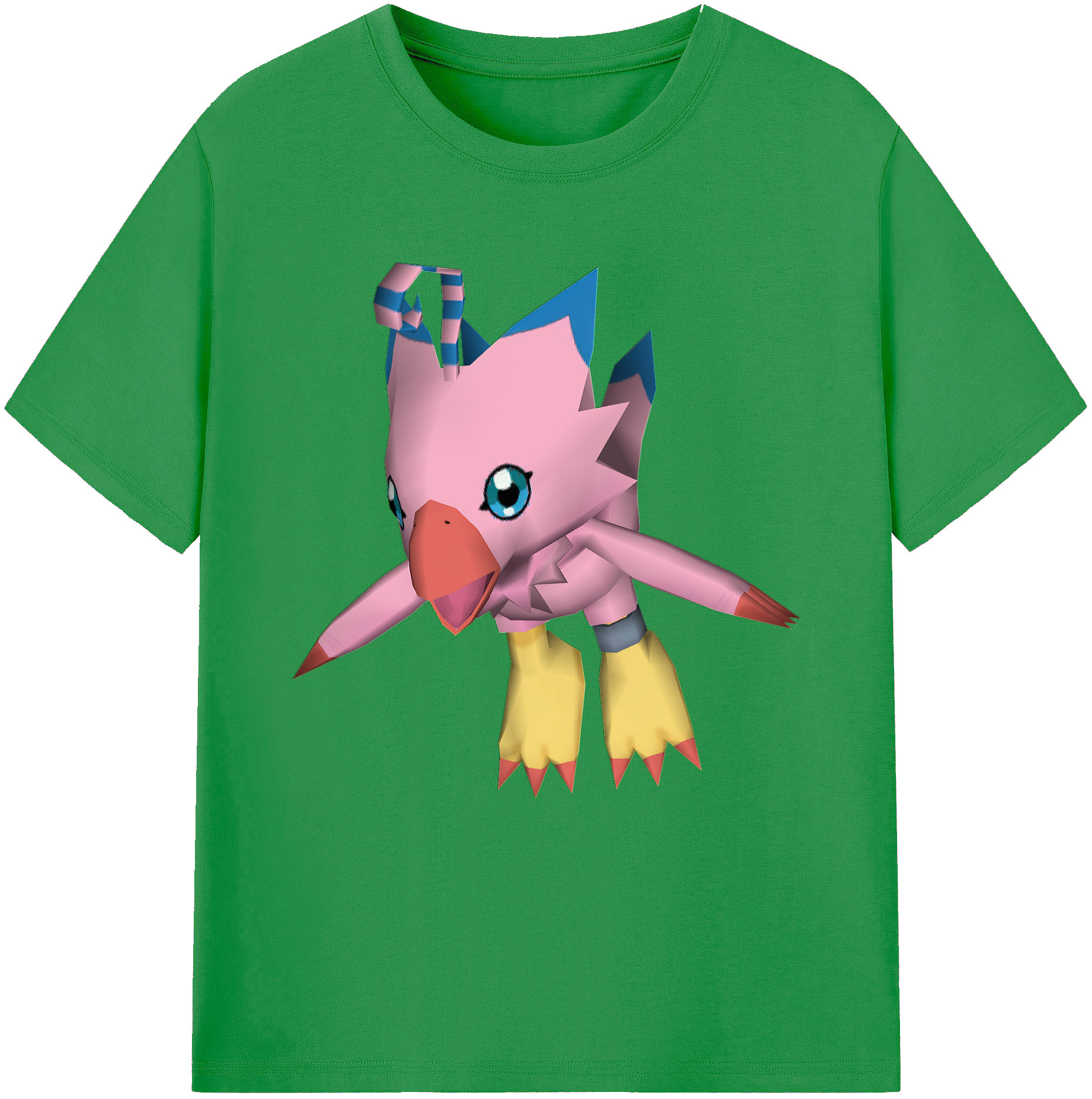 （画像用） Digimon デジタルモンスター/デジモン レディースカジュアルプリントTシャツ（綿100％）
