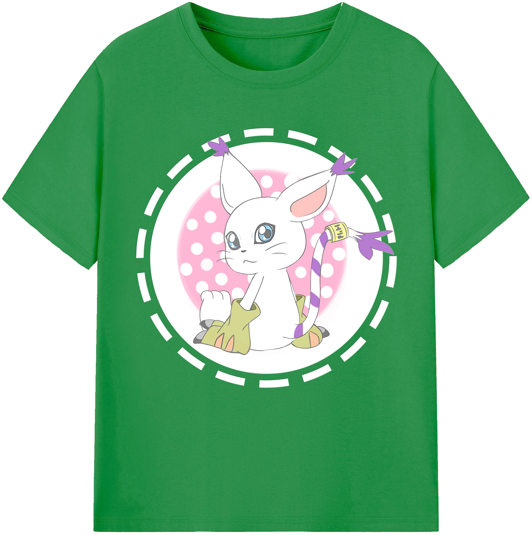 （画像用） Digimon デジタルモンスター/デジモン レディースカジュアルプリントTシャツ（綿100％）