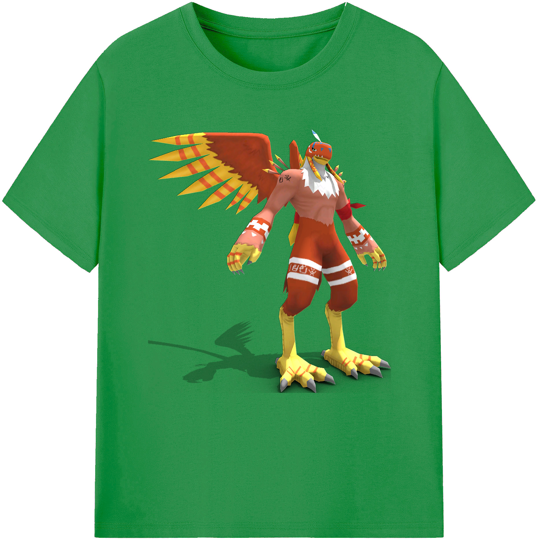 （画像用） Digimon デジタルモンスター/デジモン レディースカジュアルプリントTシャツ（綿100％）