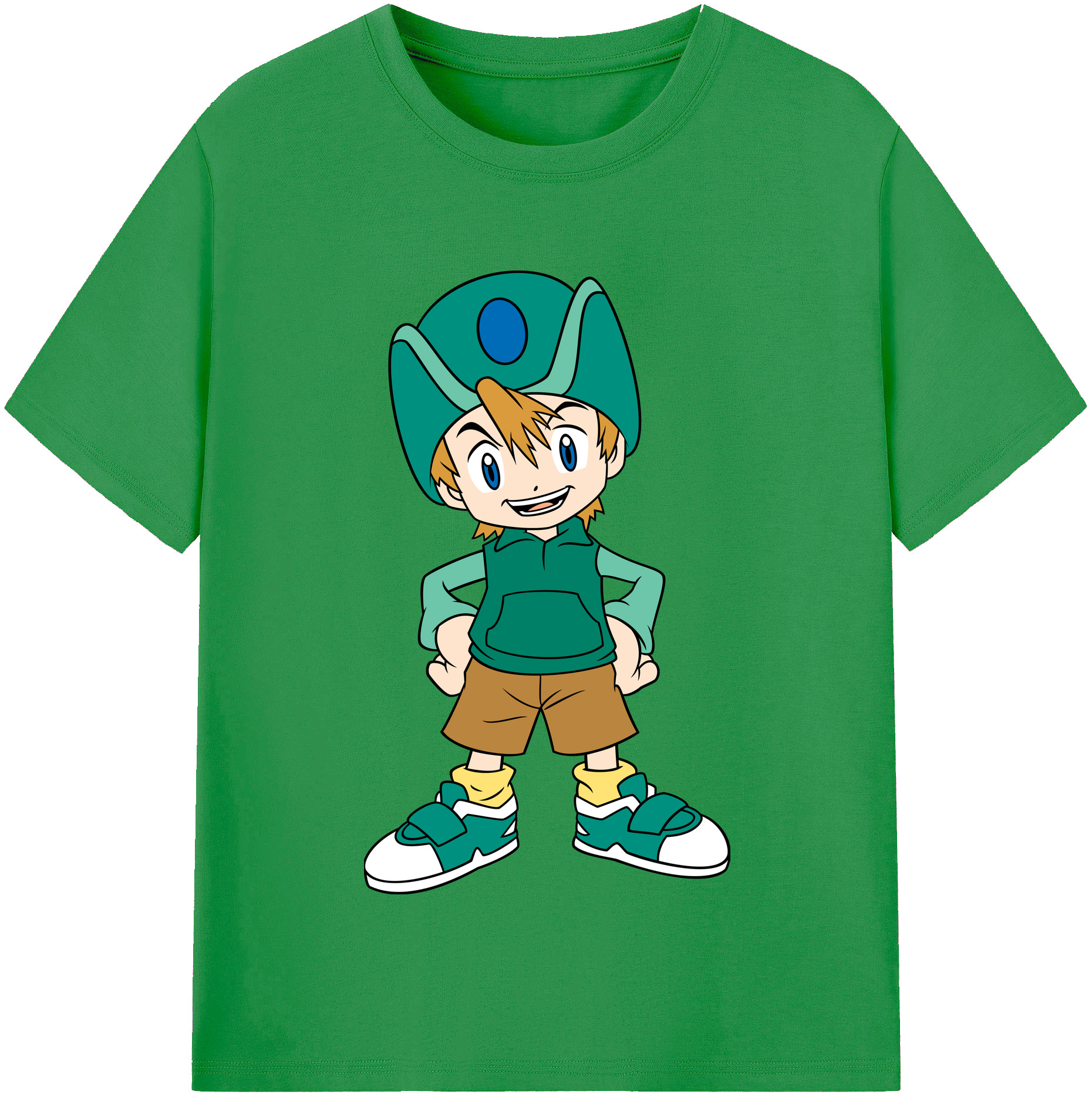 （画像用） Digimon デジタルモンスター/デジモン レディースカジュアルプリントTシャツ（綿100％）
