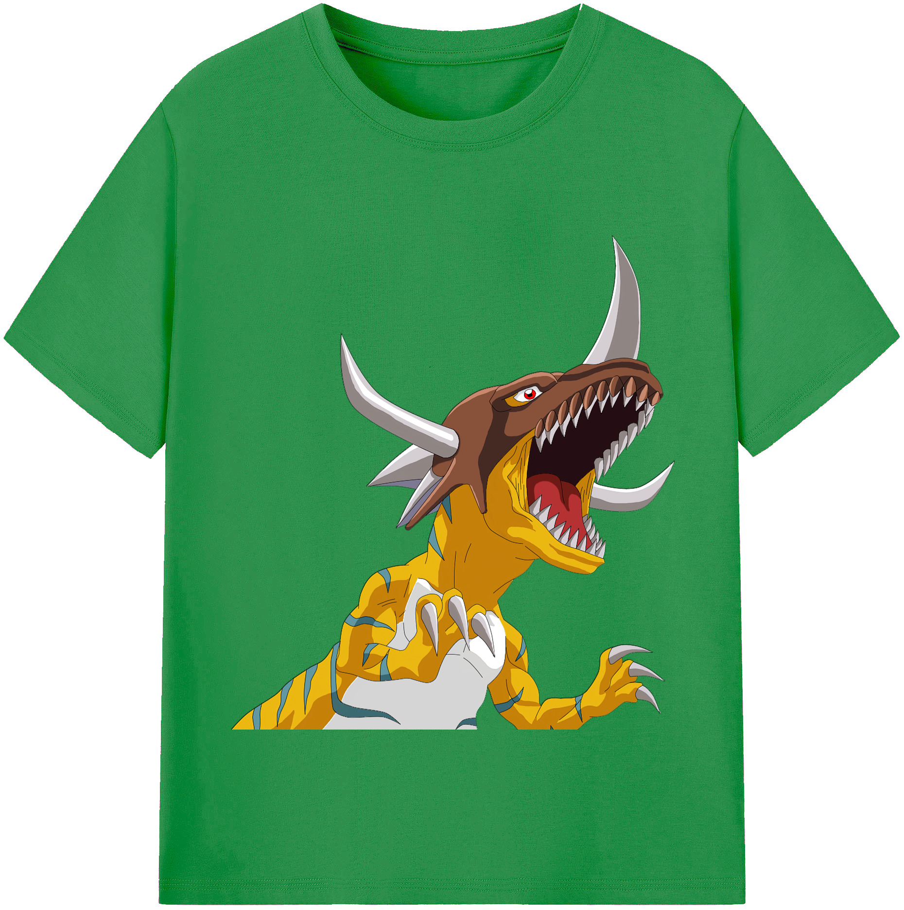 （画像用） Digimon デジタルモンスター/デジモン レディースカジュアルプリントTシャツ（綿100％）