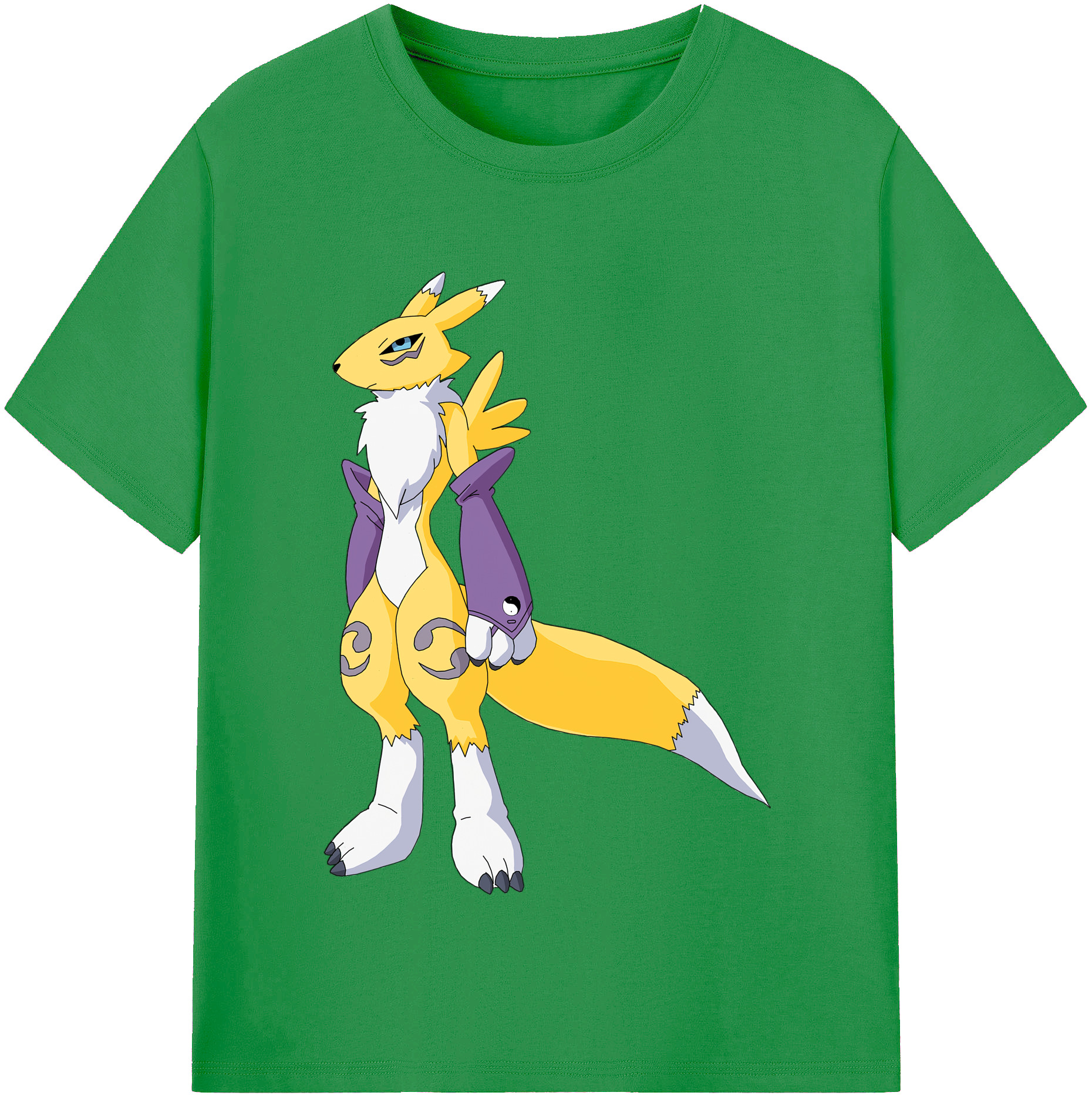 （画像用） Digimon デジタルモンスター/デジモン レディースカジュアルプリントTシャツ（綿100％）