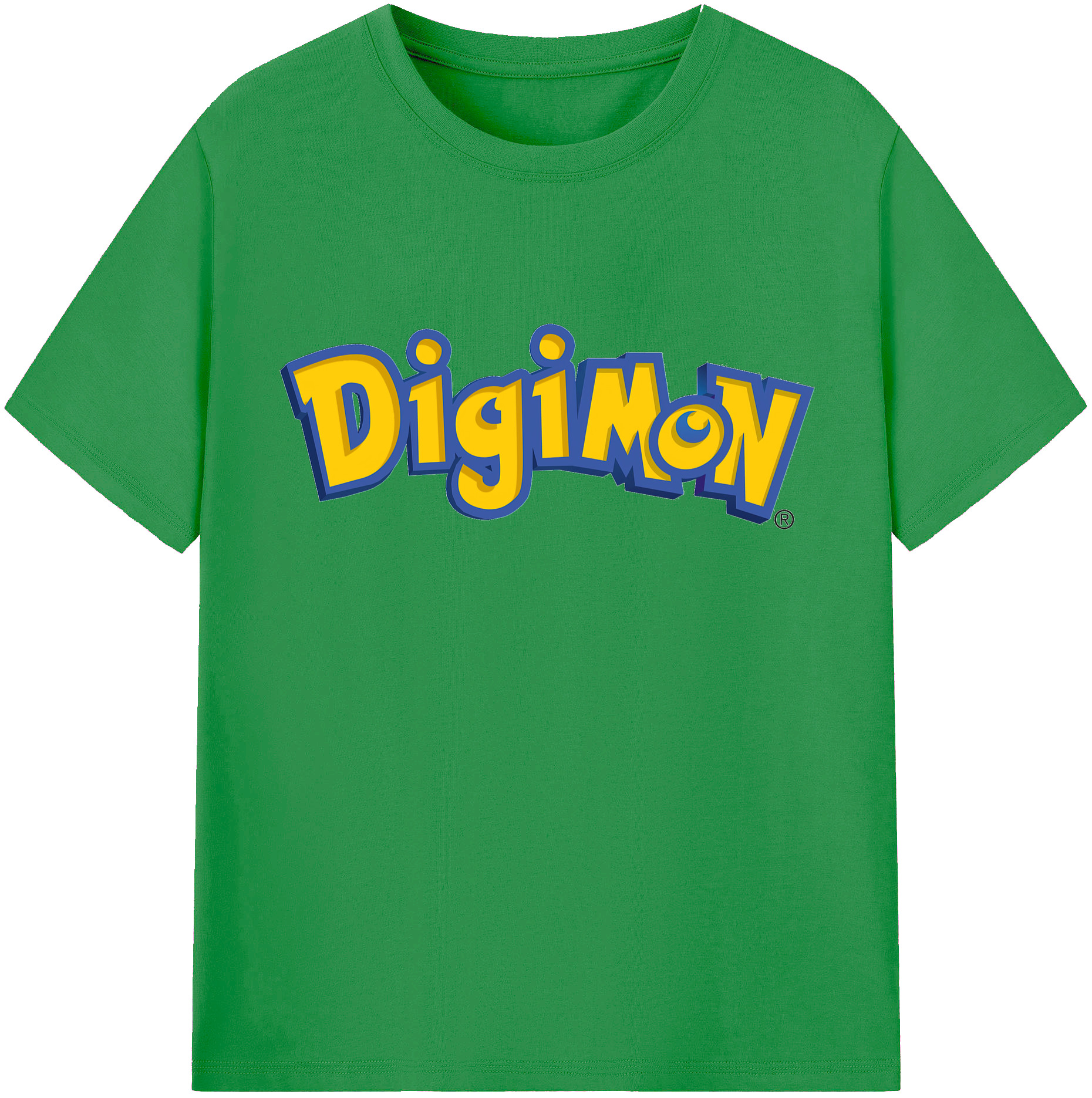 （画像用） Digimon デジタルモンスター/デジモン レディースカジュアルプリントTシャツ（綿100％）