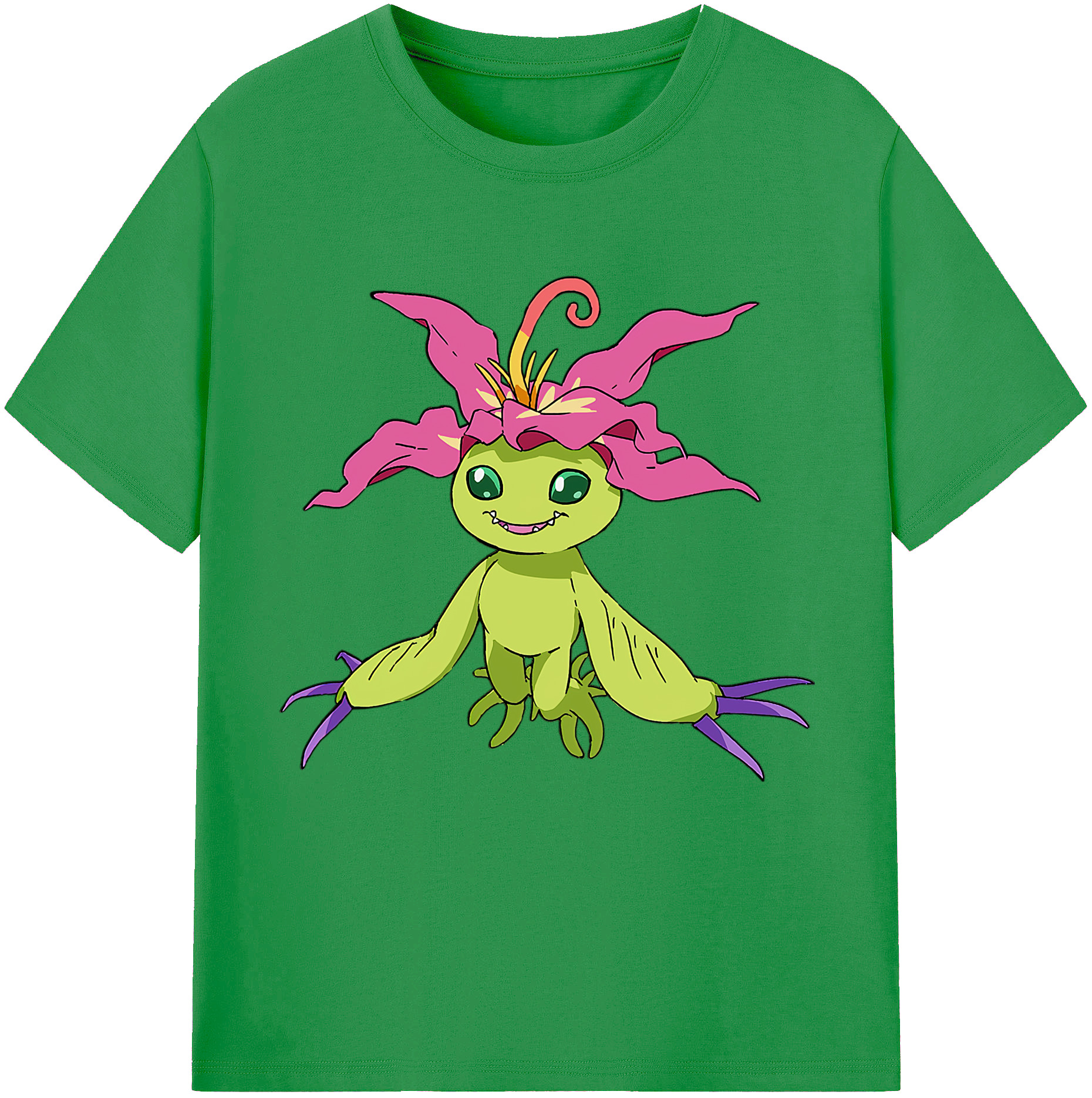 （画像用） Digimon デジタルモンスター/デジモン レディースカジュアルプリントTシャツ（綿100％）