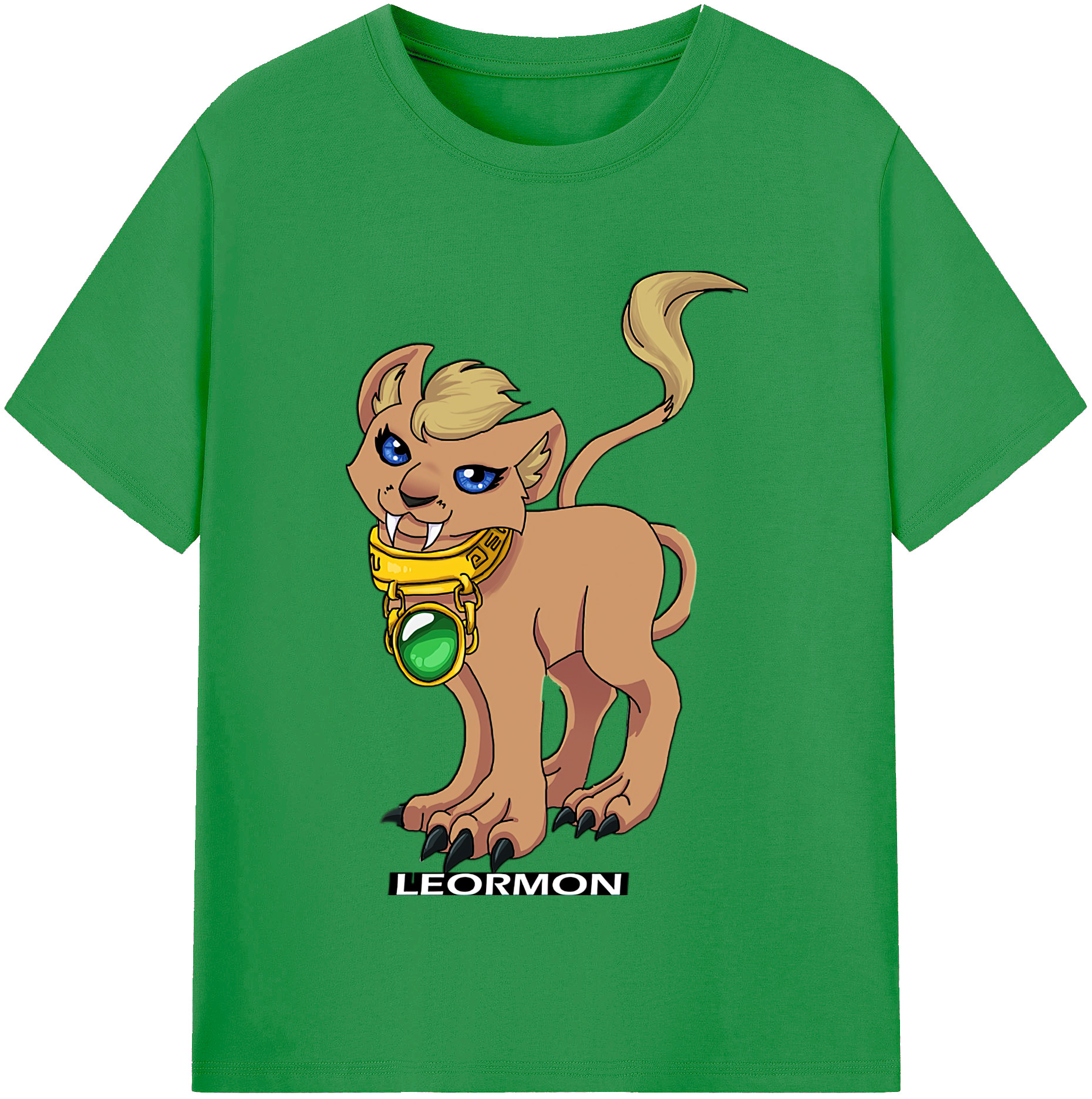 （画像用） Digimon デジタルモンスター/デジモン レディースカジュアルプリントTシャツ（綿100％）