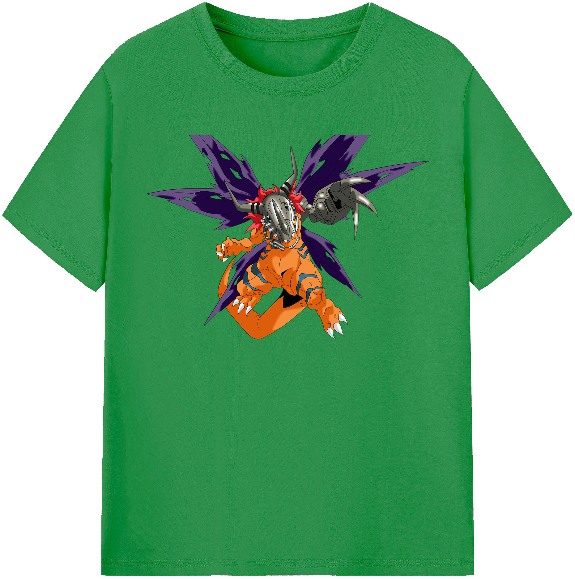 （画像用） Digimon デジタルモンスター/デジモン レディースカジュアルプリントTシャツ（綿100％）