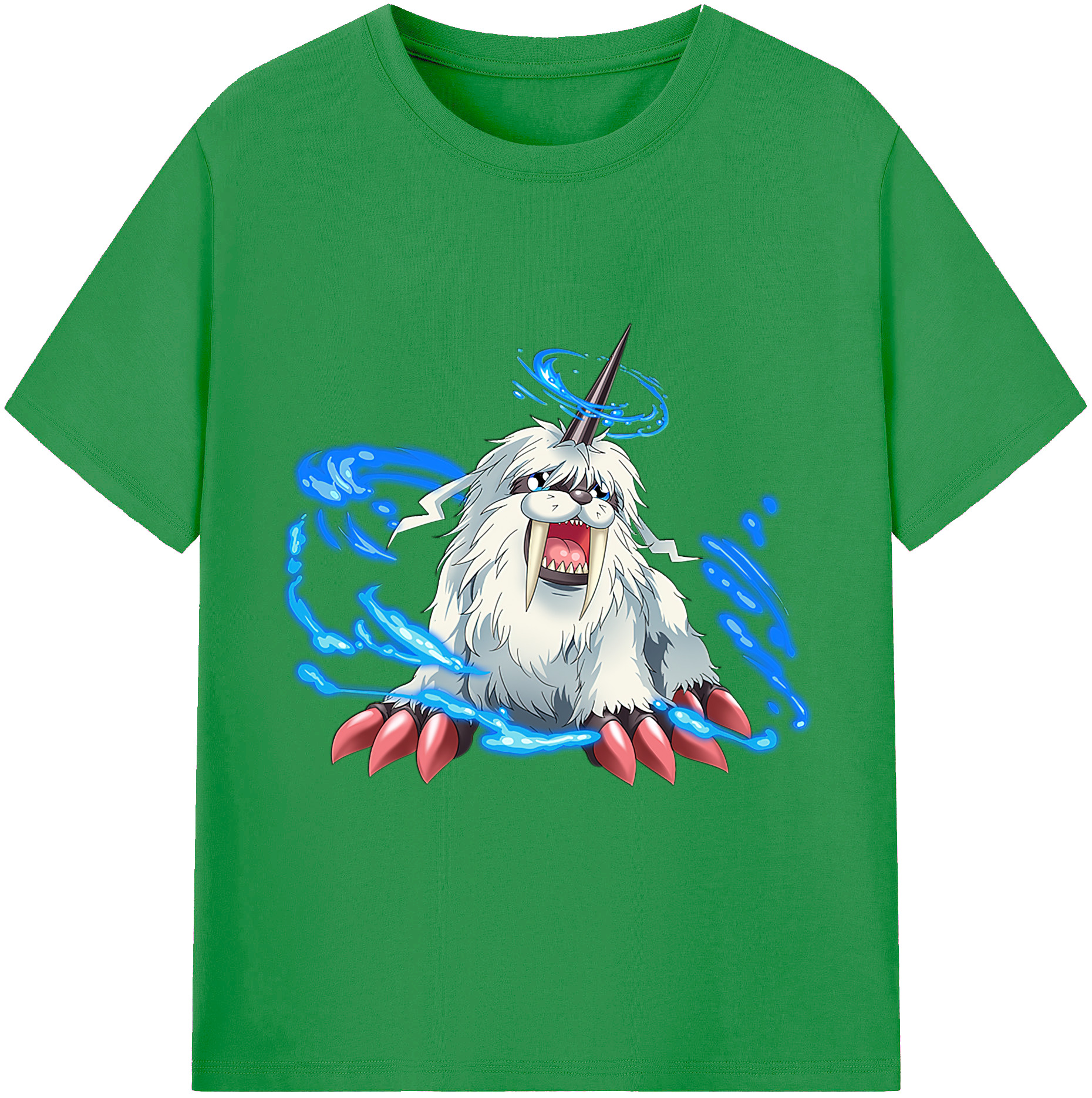 （画像用） Digimon デジタルモンスター/デジモン レディースカジュアルプリントTシャツ（綿100％）