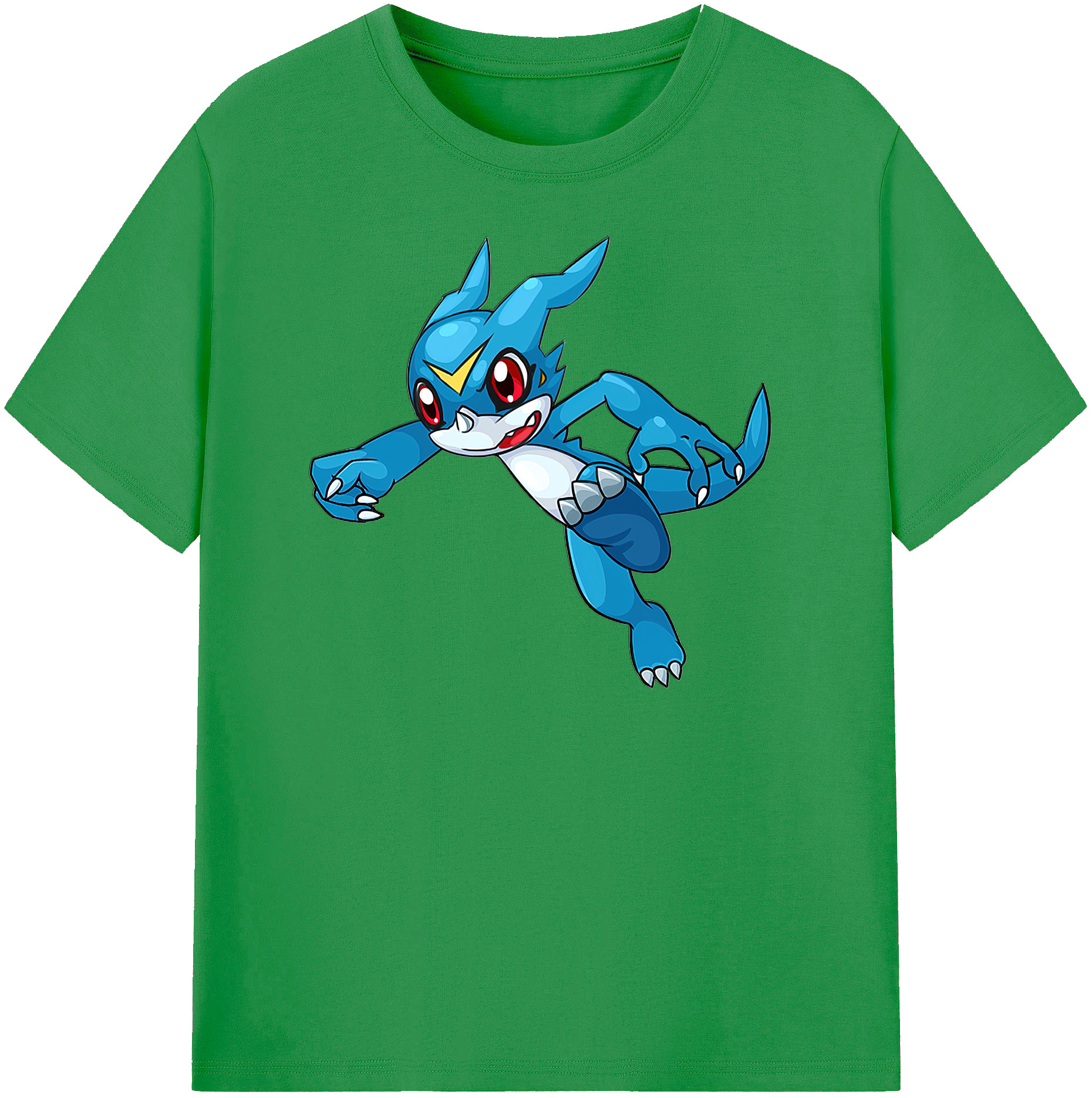 （画像用） Digimon デジタルモンスター/デジモン レディースカジュアルプリントTシャツ（綿100％）