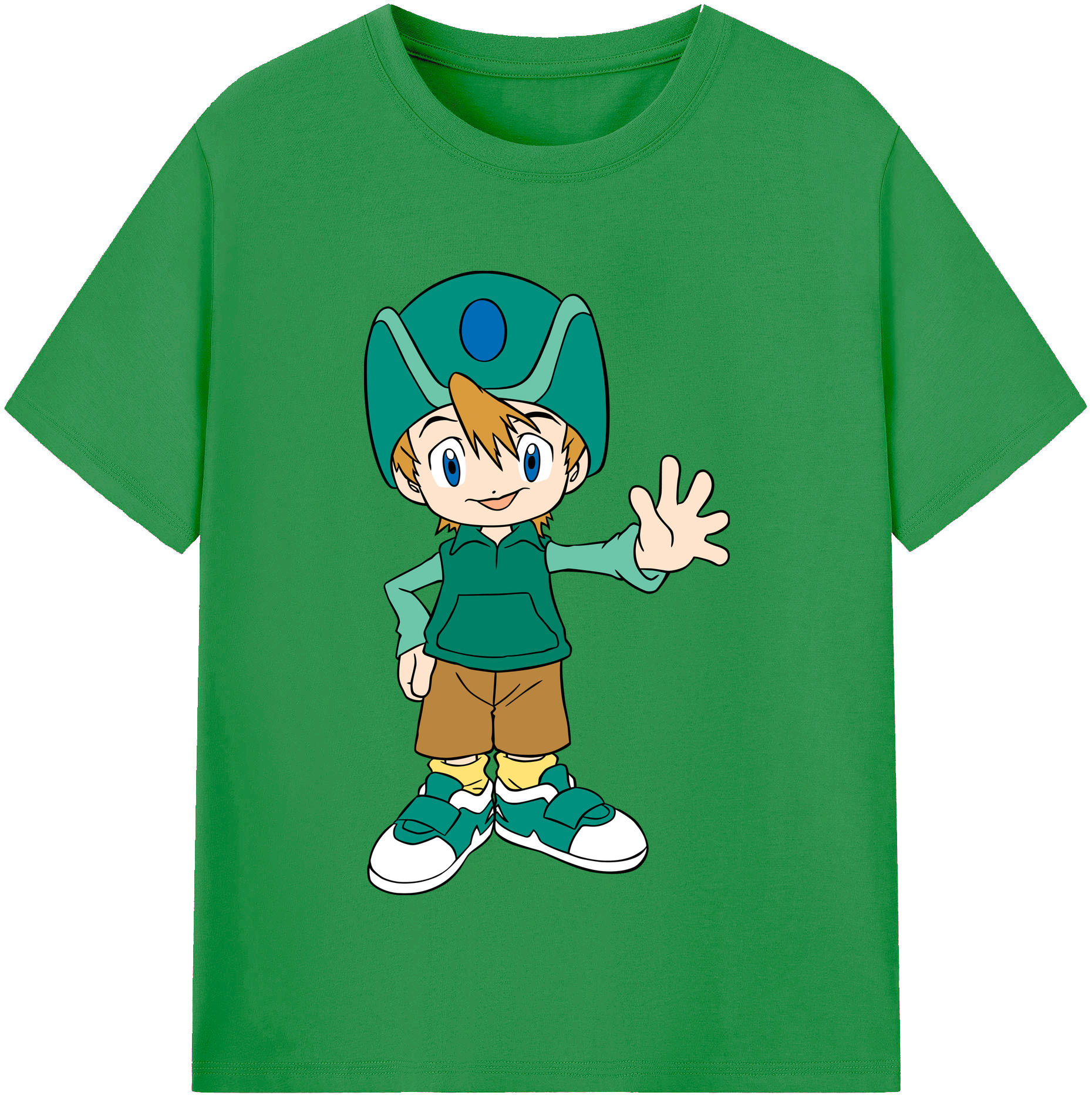 （画像用） Digimon デジタルモンスター/デジモン レディースカジュアルプリントTシャツ（綿100％）