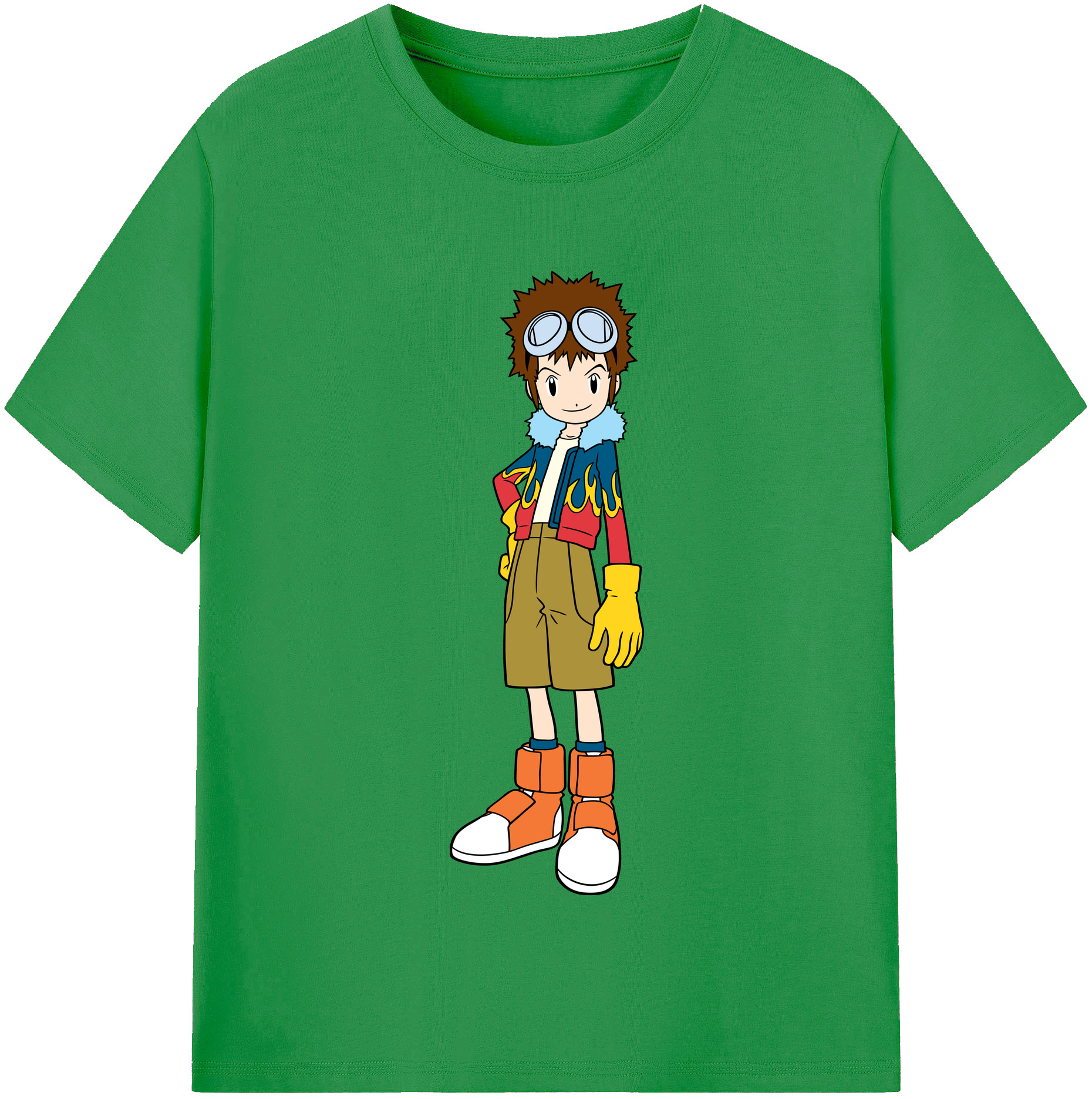 （画像用） Digimon デジタルモンスター/デジモン レディースカジュアルプリントTシャツ（綿100％）