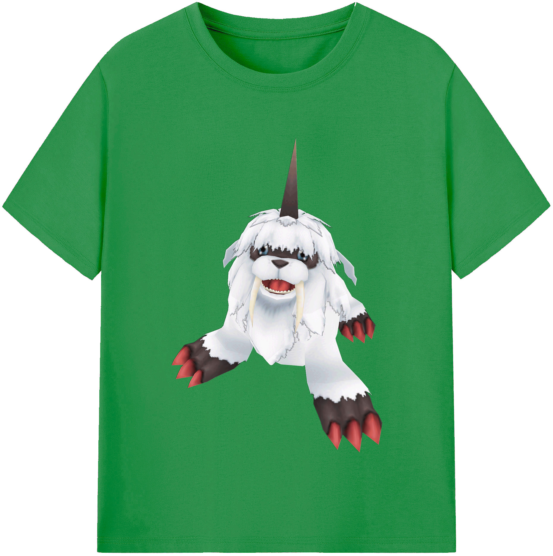 （画像用） Digimon デジタルモンスター/デジモン レディースカジュアルプリントTシャツ（綿100％）