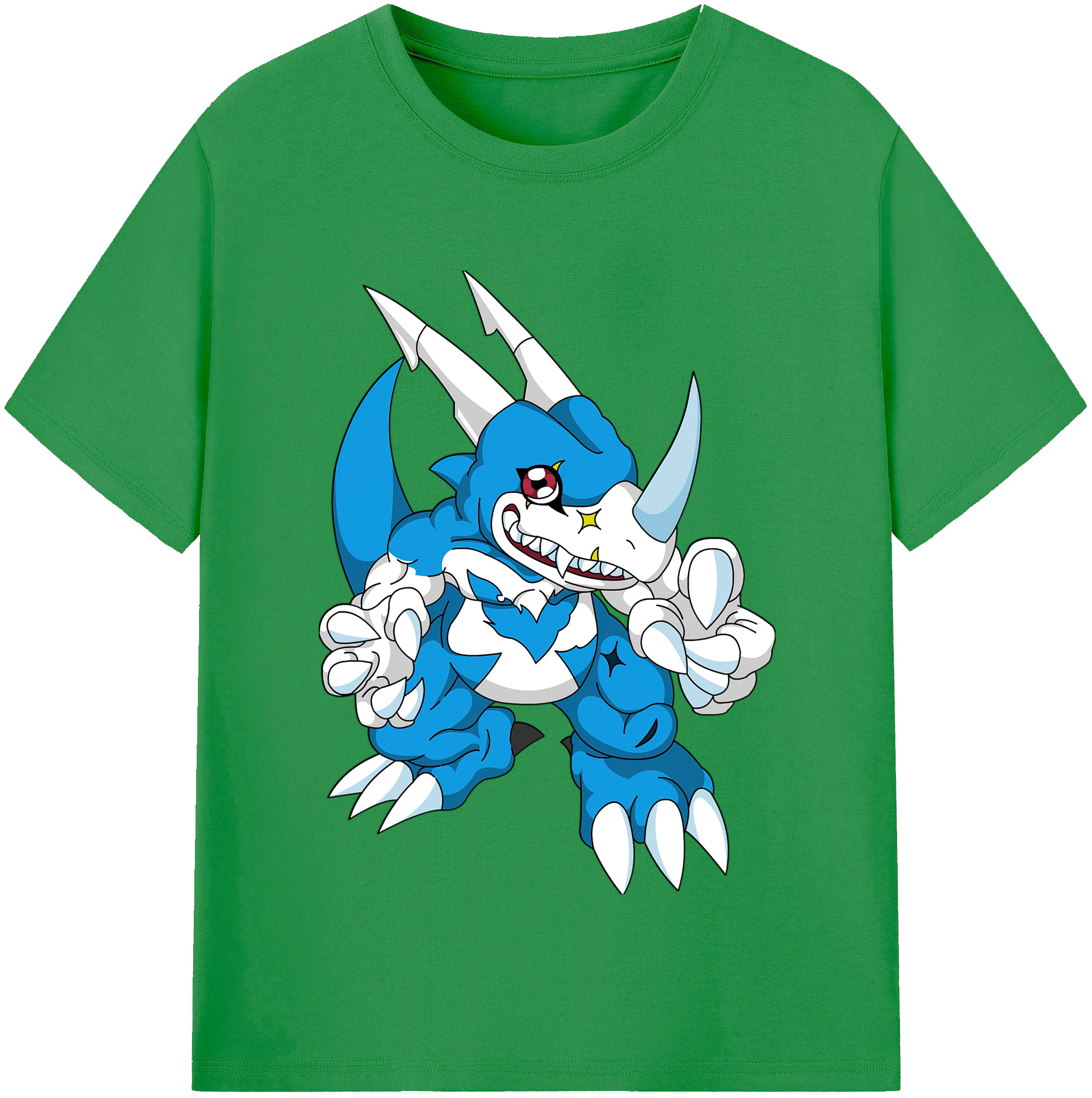 （画像用） Digimon デジタルモンスター/デジモン レディースカジュアルプリントTシャツ（綿100％）