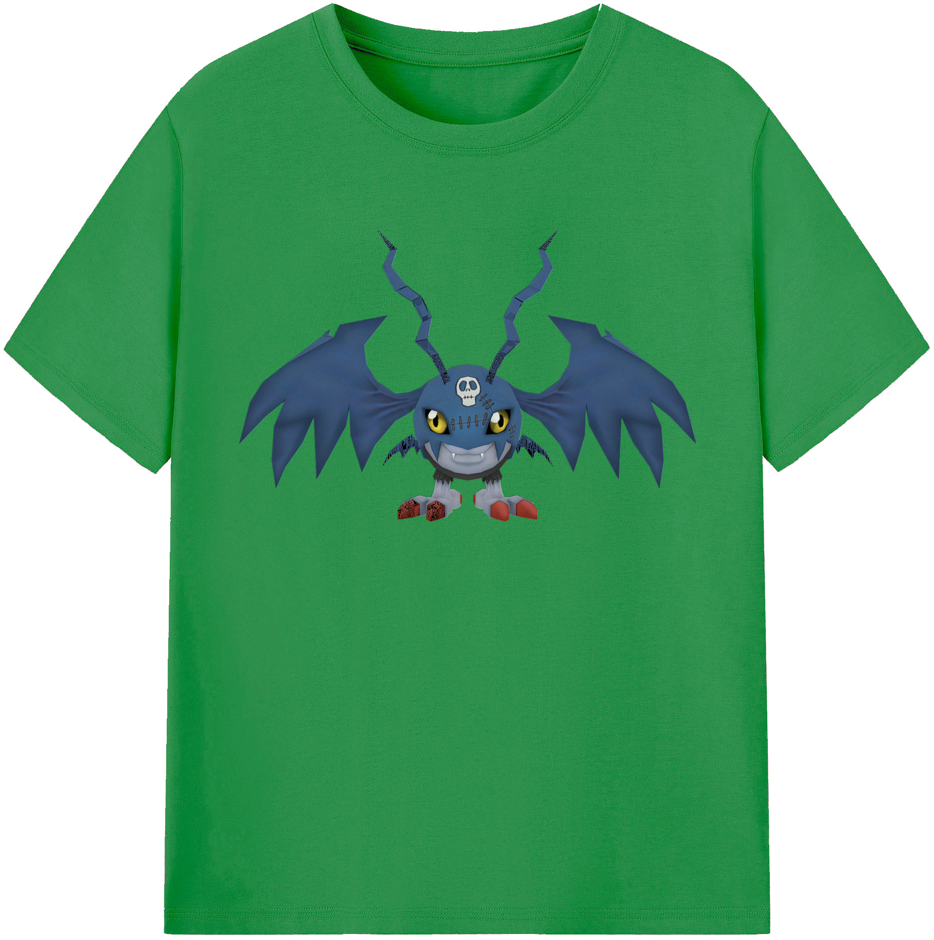 （画像用） Digimon デジタルモンスター/デジモン レディースカジュアルプリントTシャツ（綿100％）