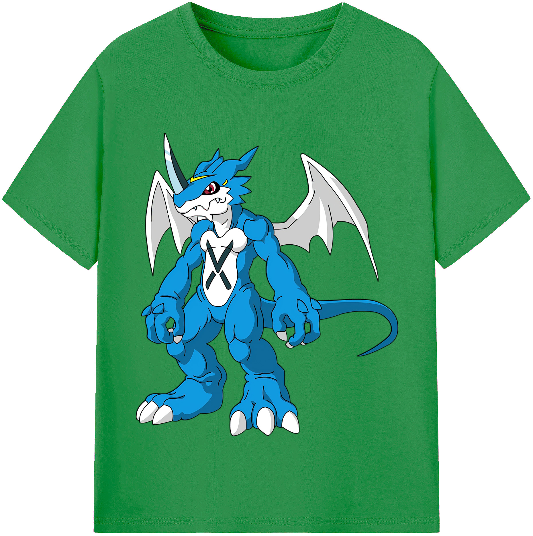 （画像用） Digimon デジタルモンスター/デジモン レディースカジュアルプリントTシャツ（綿100％）