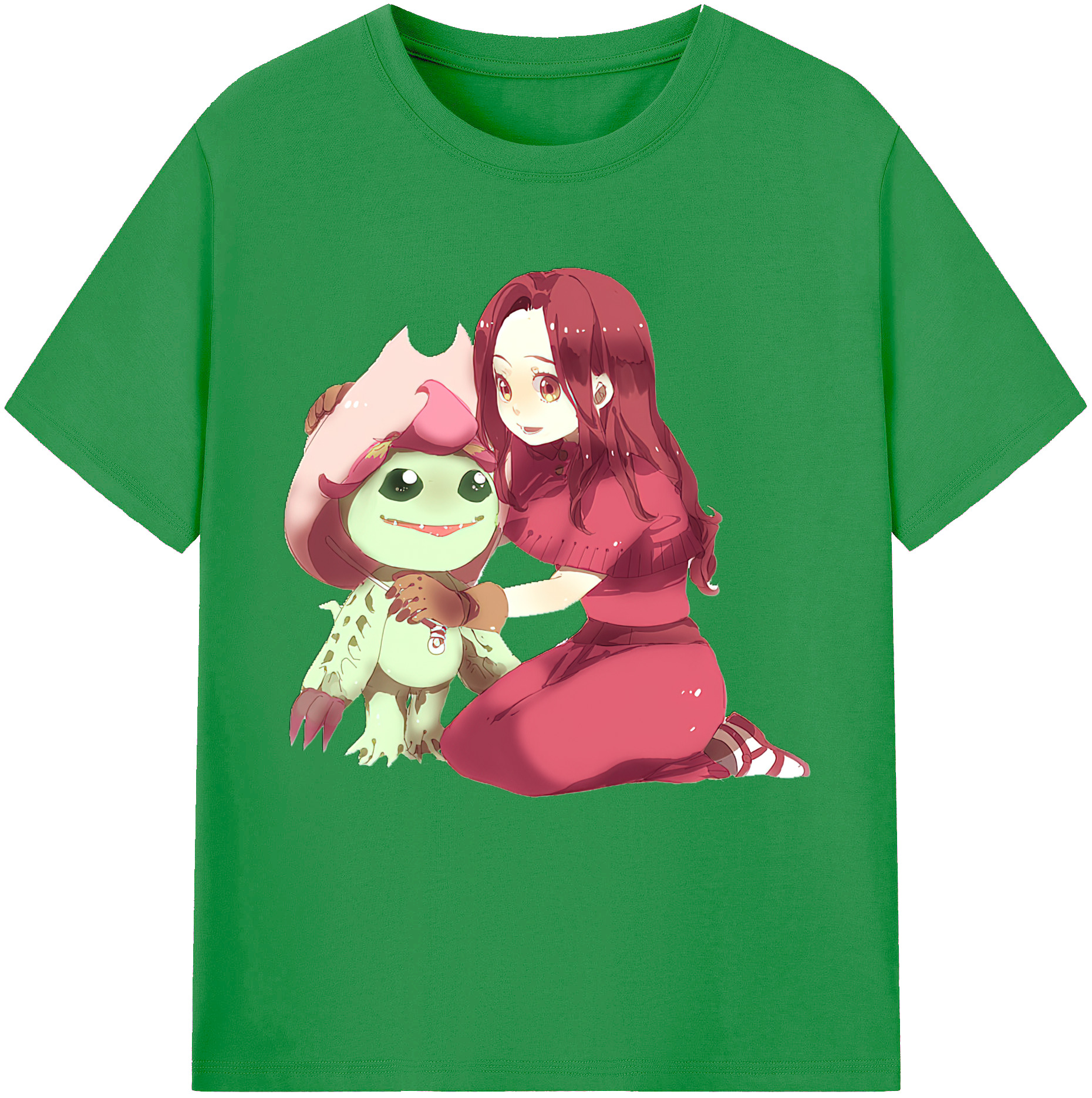 （画像用） Digimon デジタルモンスター/デジモン レディースカジュアルプリントTシャツ（綿100％）