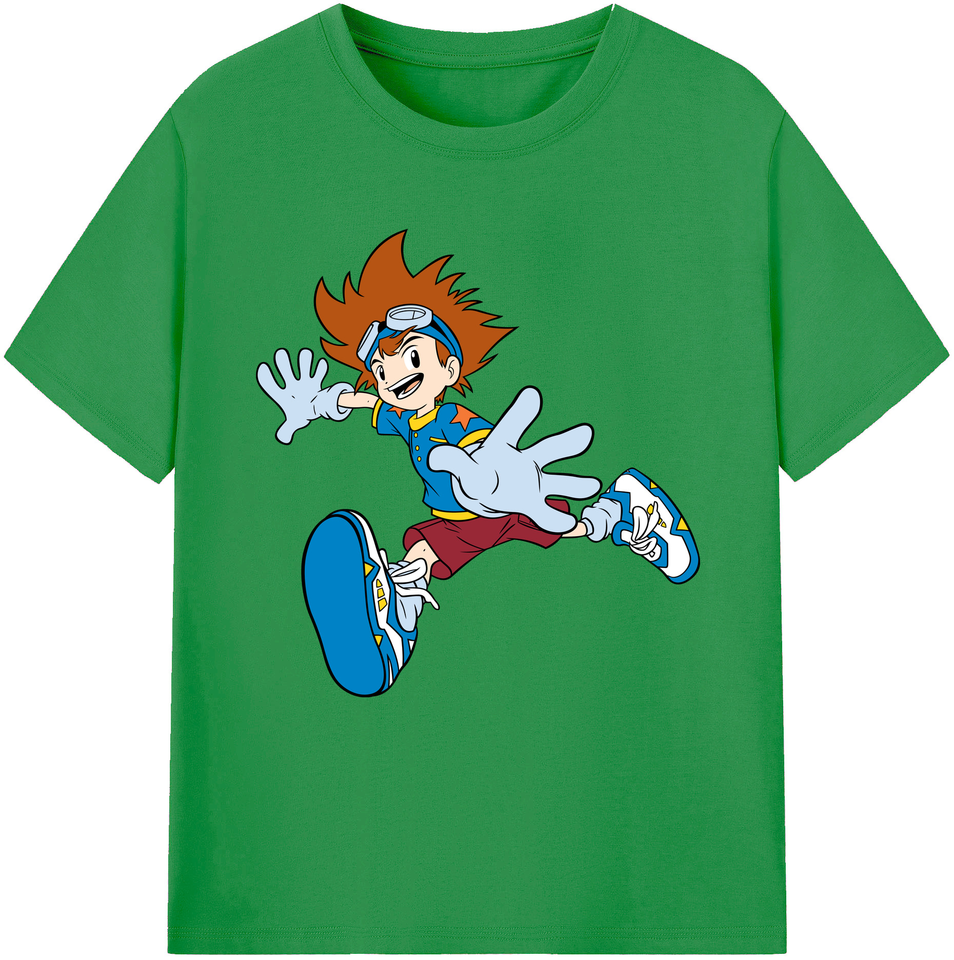（画像用） Digimon デジタルモンスター/デジモン レディースカジュアルプリントTシャツ（綿100％）