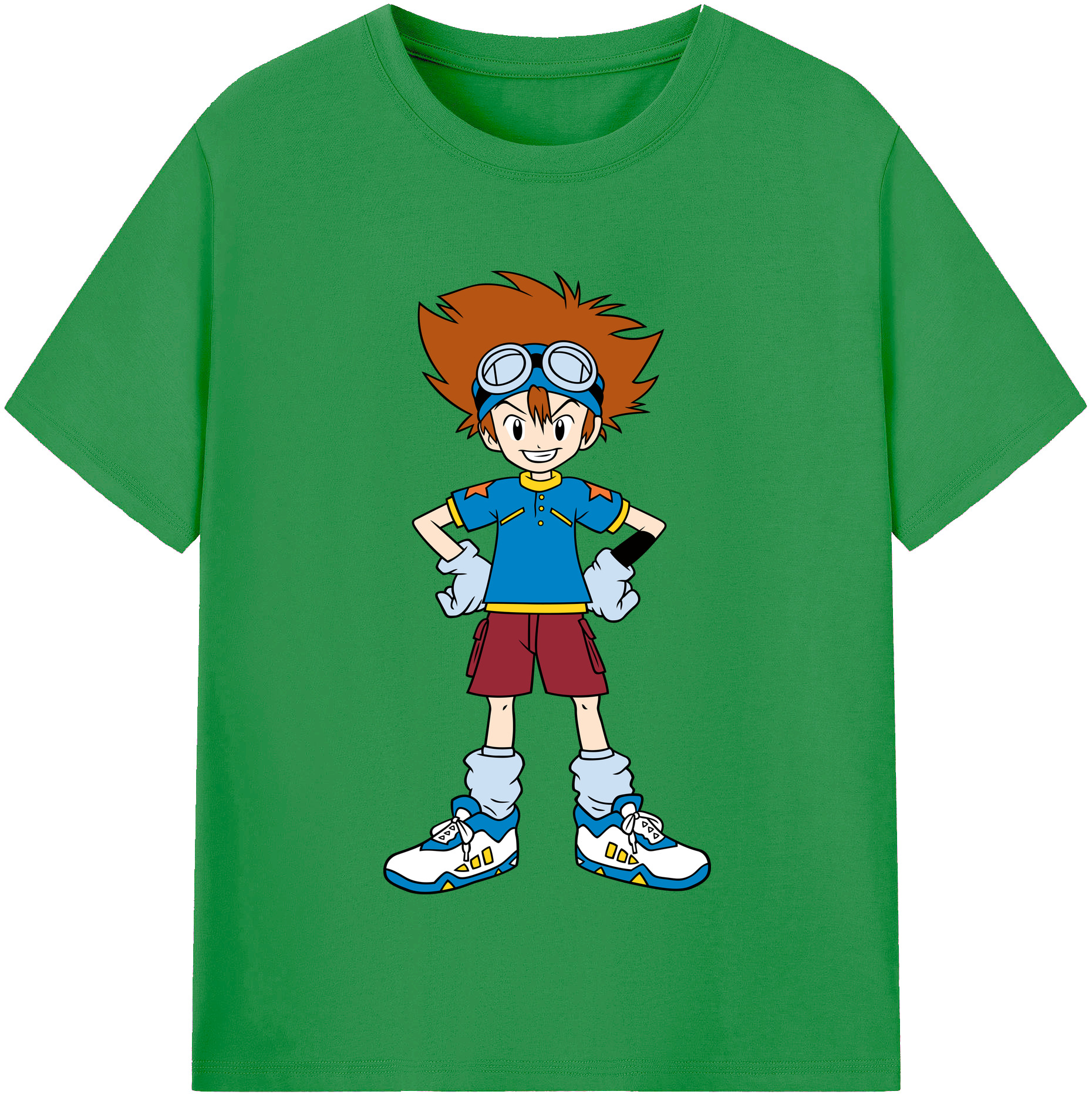 （画像用） Digimon デジタルモンスター/デジモン レディースカジュアルプリントTシャツ（綿100％）