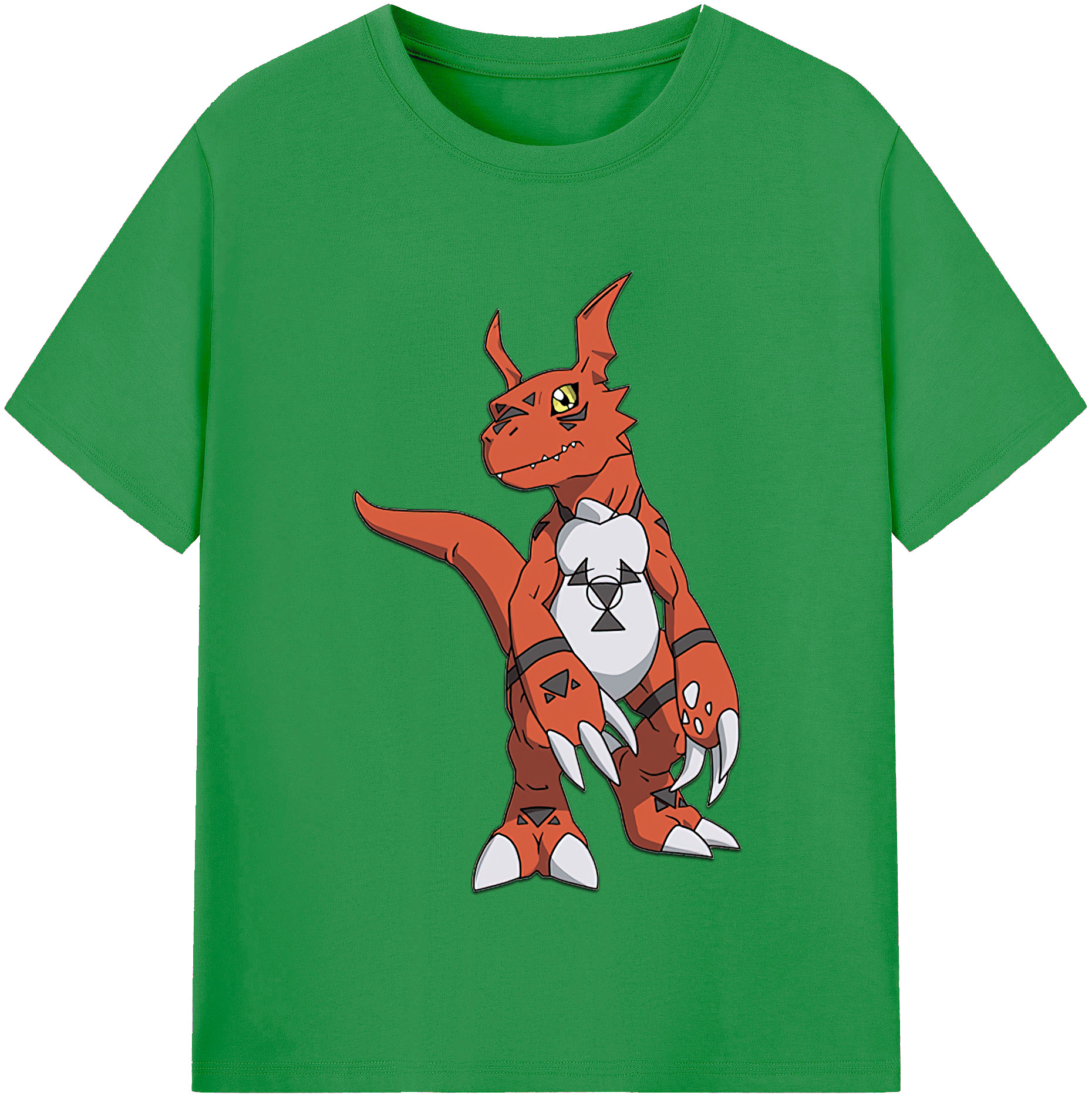 （画像用） Digimon デジタルモンスター/デジモン レディースカジュアルプリントTシャツ（綿100％）