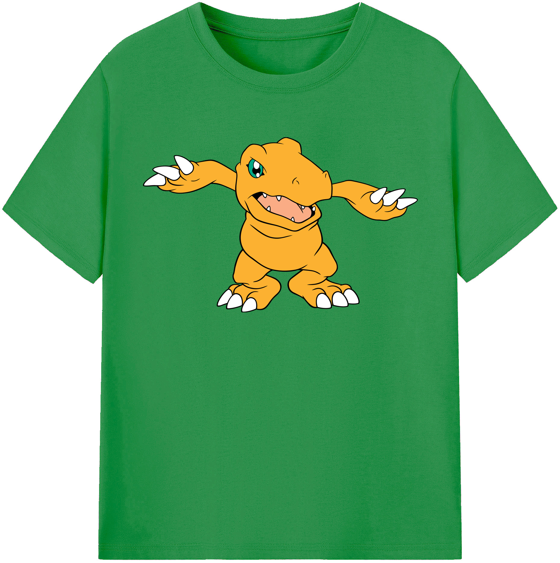 （画像用） Digimon デジタルモンスター/デジモン レディースカジュアルプリントTシャツ（綿100％）